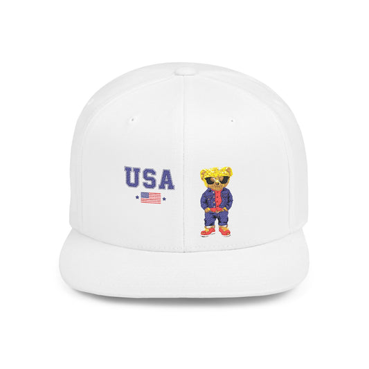 Princess Grace  TEAM USA  Flat Bill Snapback Hat