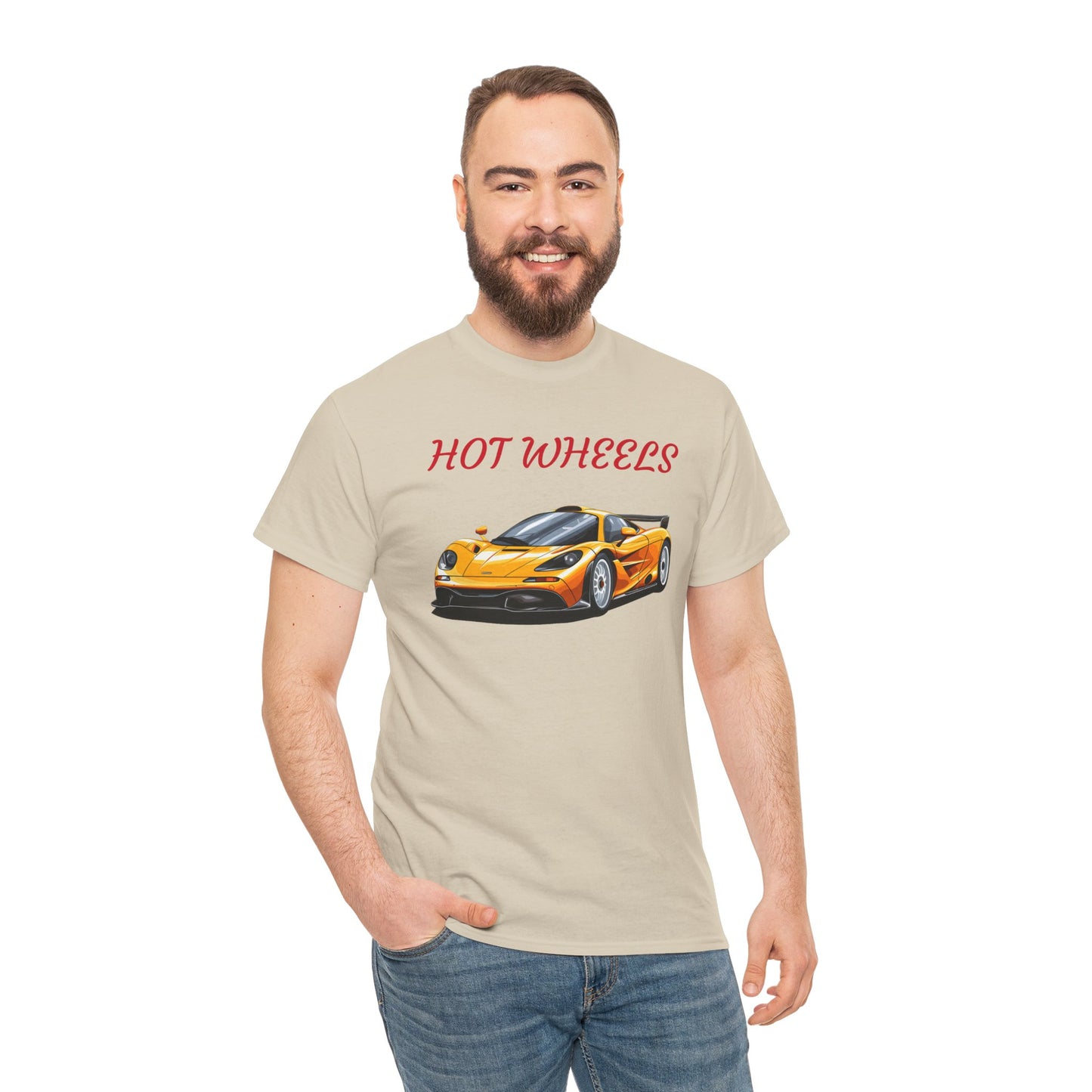 Princess Grace  Hot Wheels Unisex Heavy Cotton Tee Cool Car Graphic T-Shirt for Enthusiasts