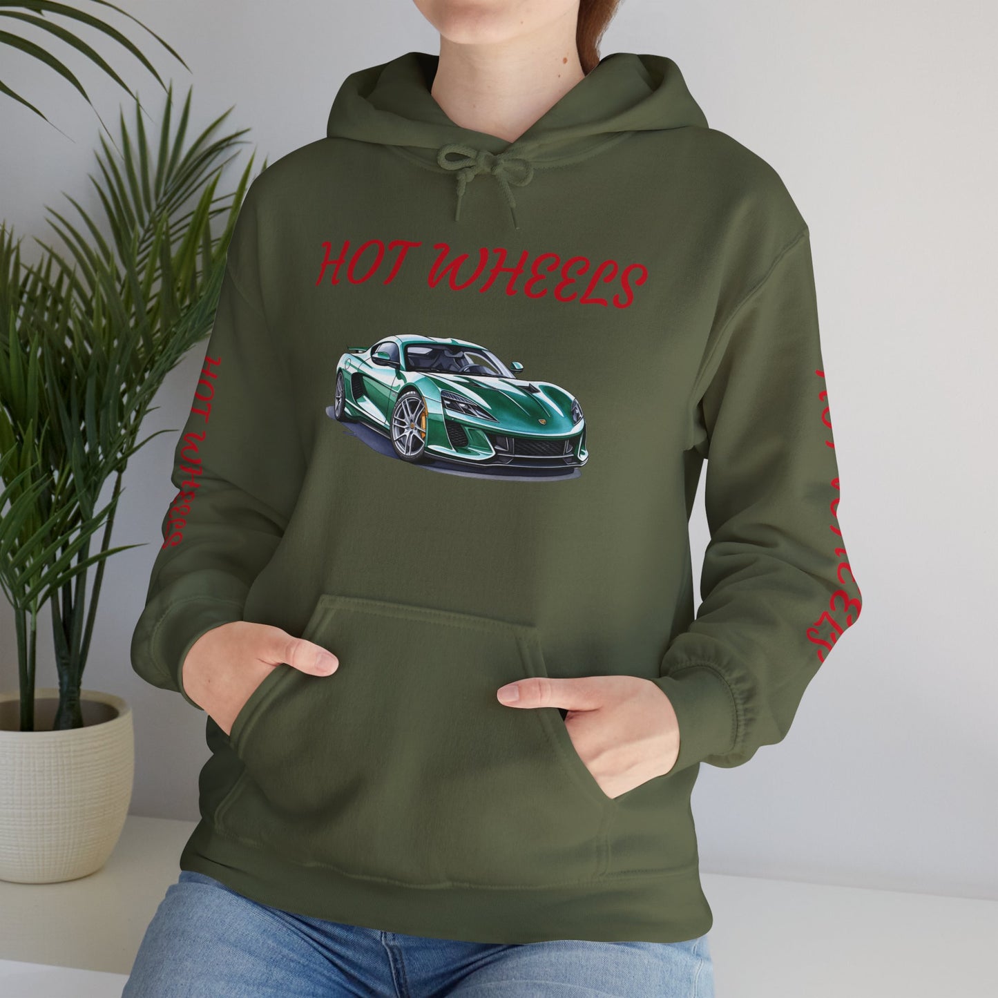 Princess Grace  Hot Wheels Automotive Hoodie for Car Enthusiasts Unisex Heavy Blend Sweatshirt