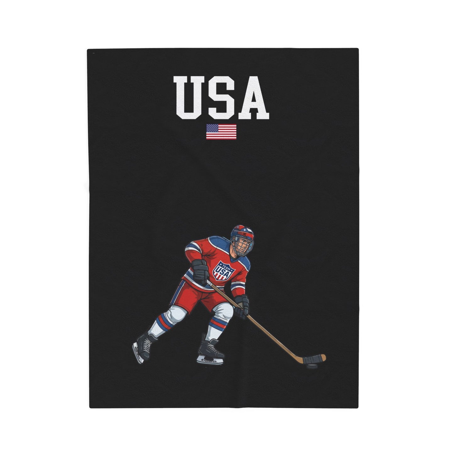 Princess Grace  TEAM USA  Velveteen Plush Blanket