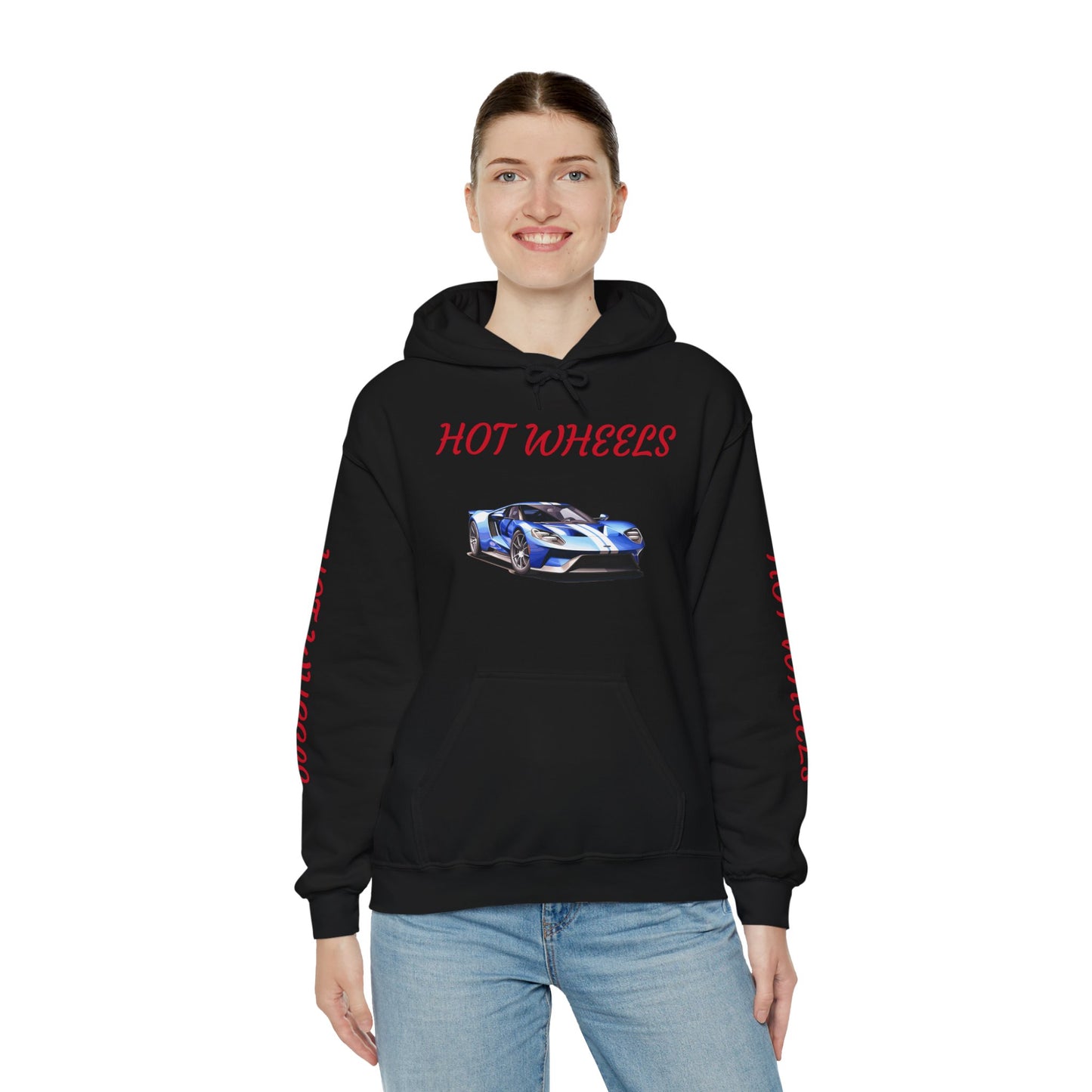 Princess Grace  Hot Wheels Unisex Heavy Blend Hoodie Sporty Car Design for Car Enthusiasts