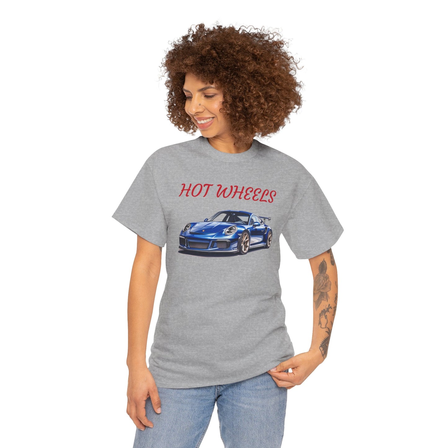 Princess Grace  Cool Hot Wheels Unisex Heavy Cotton Tee Perfect Gift for Car Lovers