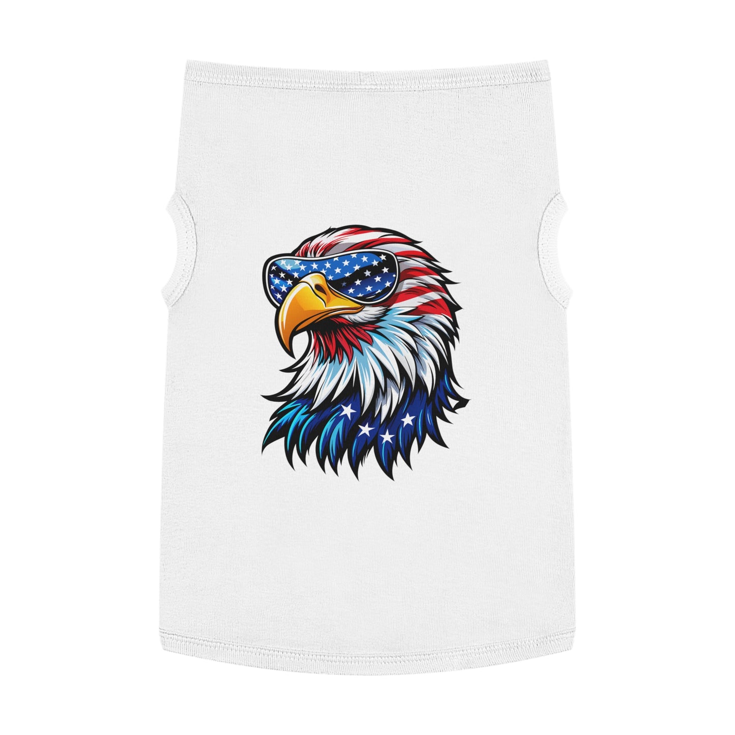 Princess Grace  Patriotic Eagle Pet Tank Top  USA Independence Day Dog Apparel