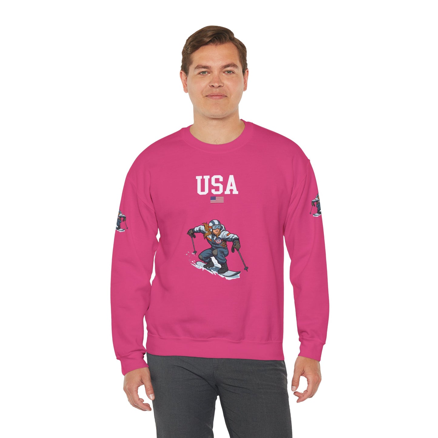 Princess Grace  TEAM USA  Unisex Heavy Blend Crewneck Sweatshirt