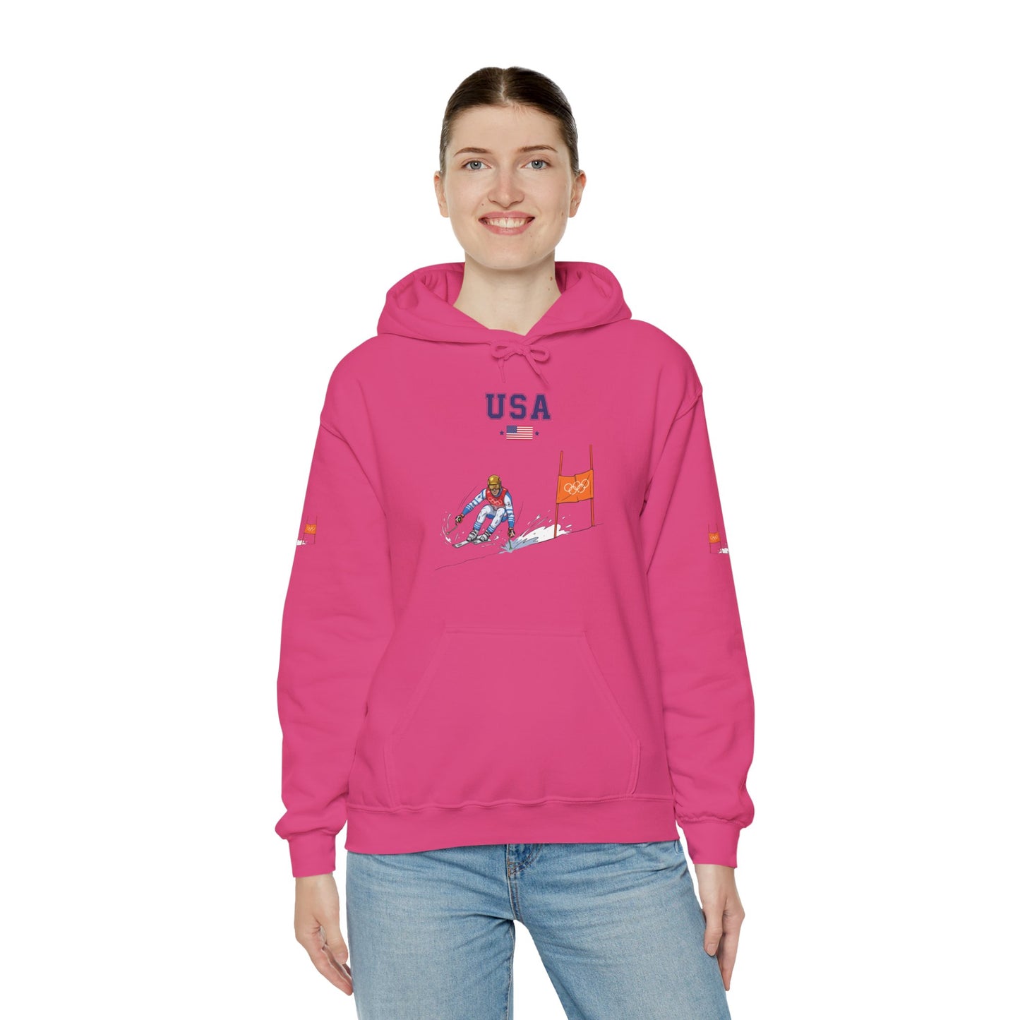 Princess Grace  TEAM USA  Unisex Heavy Blend  Hooded Sweatshirt