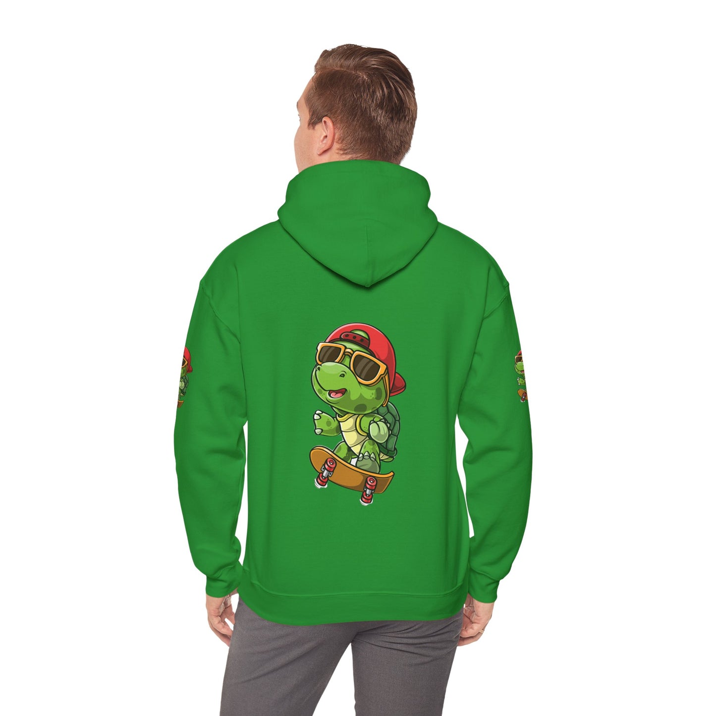 Princess Grace  Cool Skateboarding Turtle Unisex Hoodie Fun and Stylish