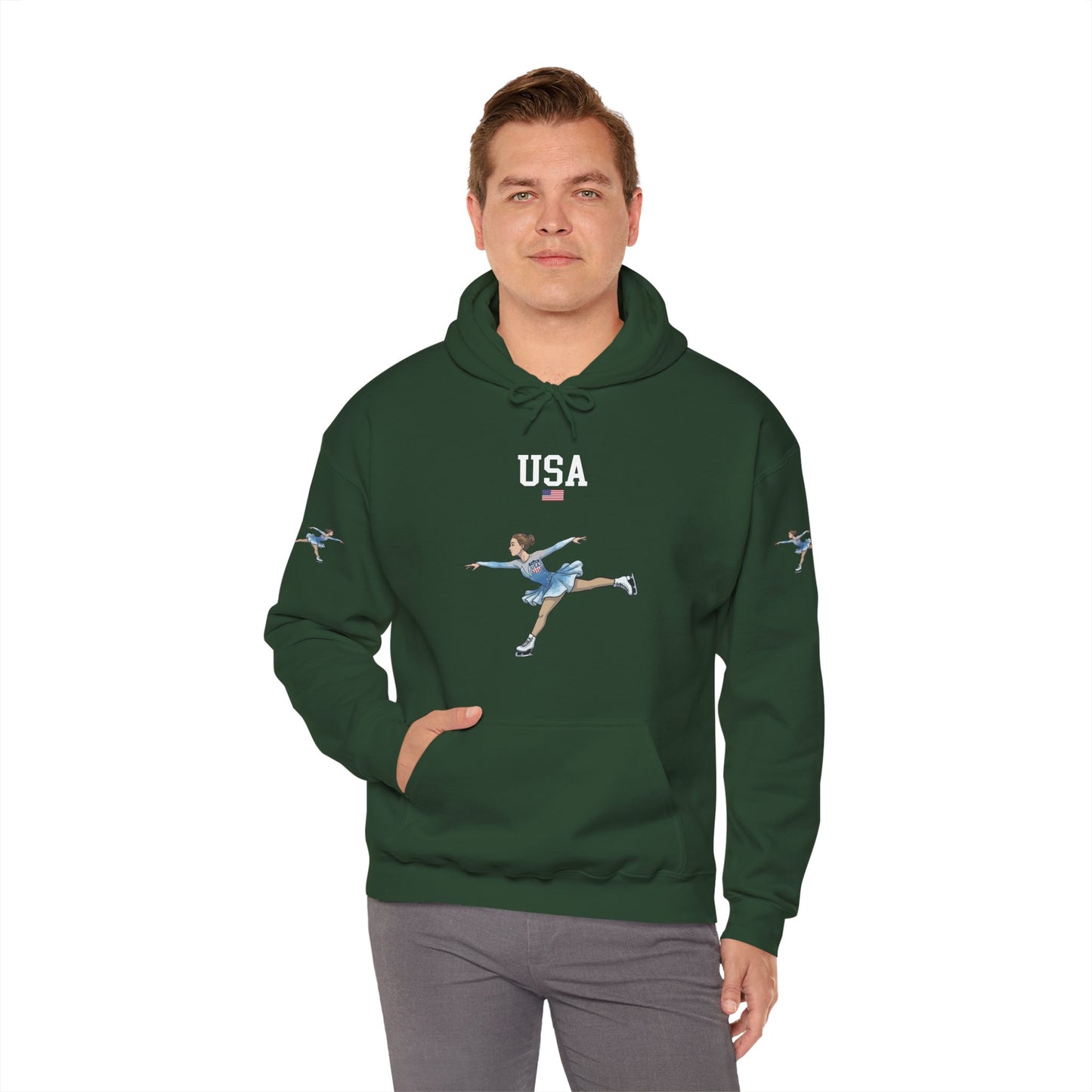 Princess Grace  TEAM USA  Unisex Heavy Blend Hooded Sweatshirt