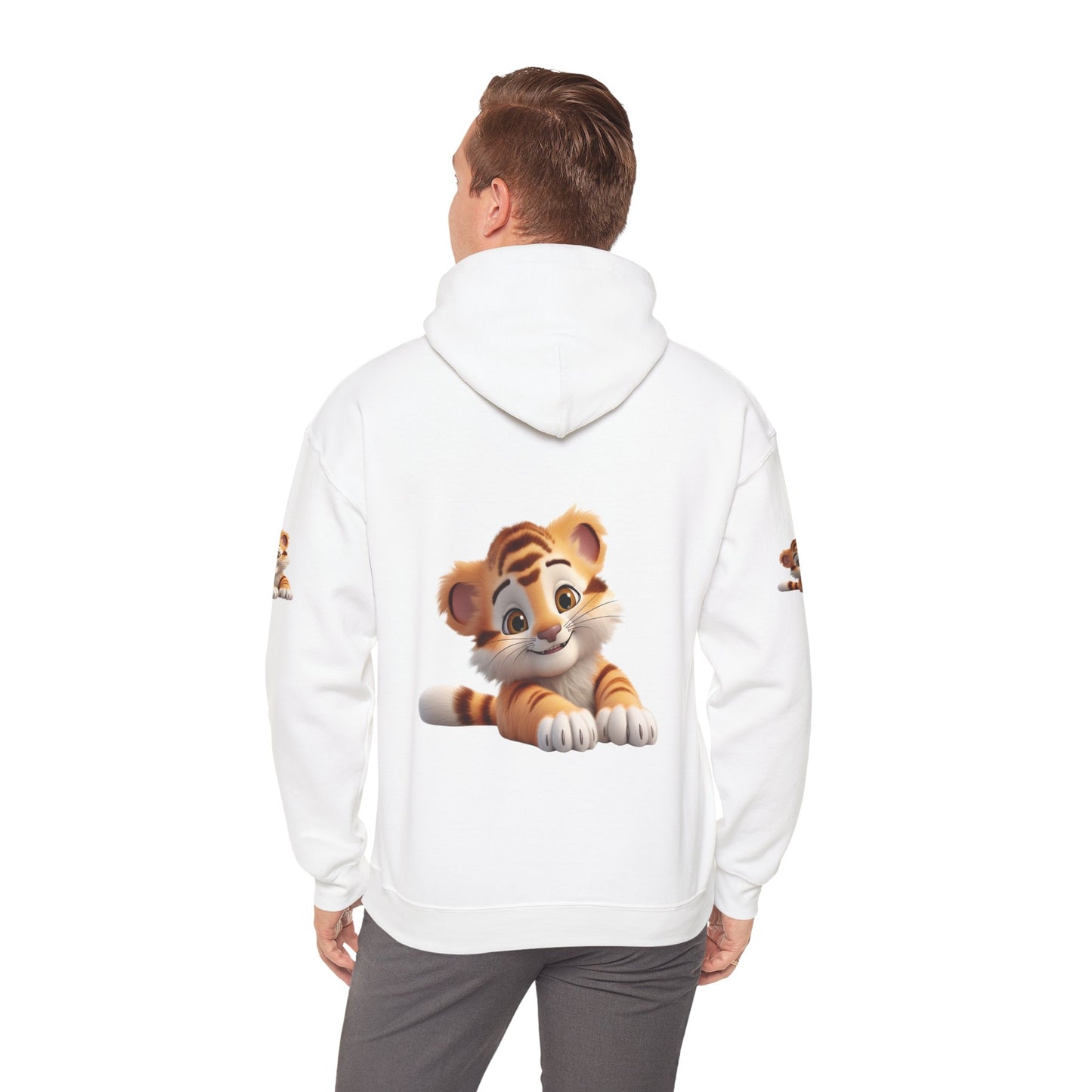 Princess Grace Survive Cute Tiger Survival Hooded Sweatshirt for Animal Lovers