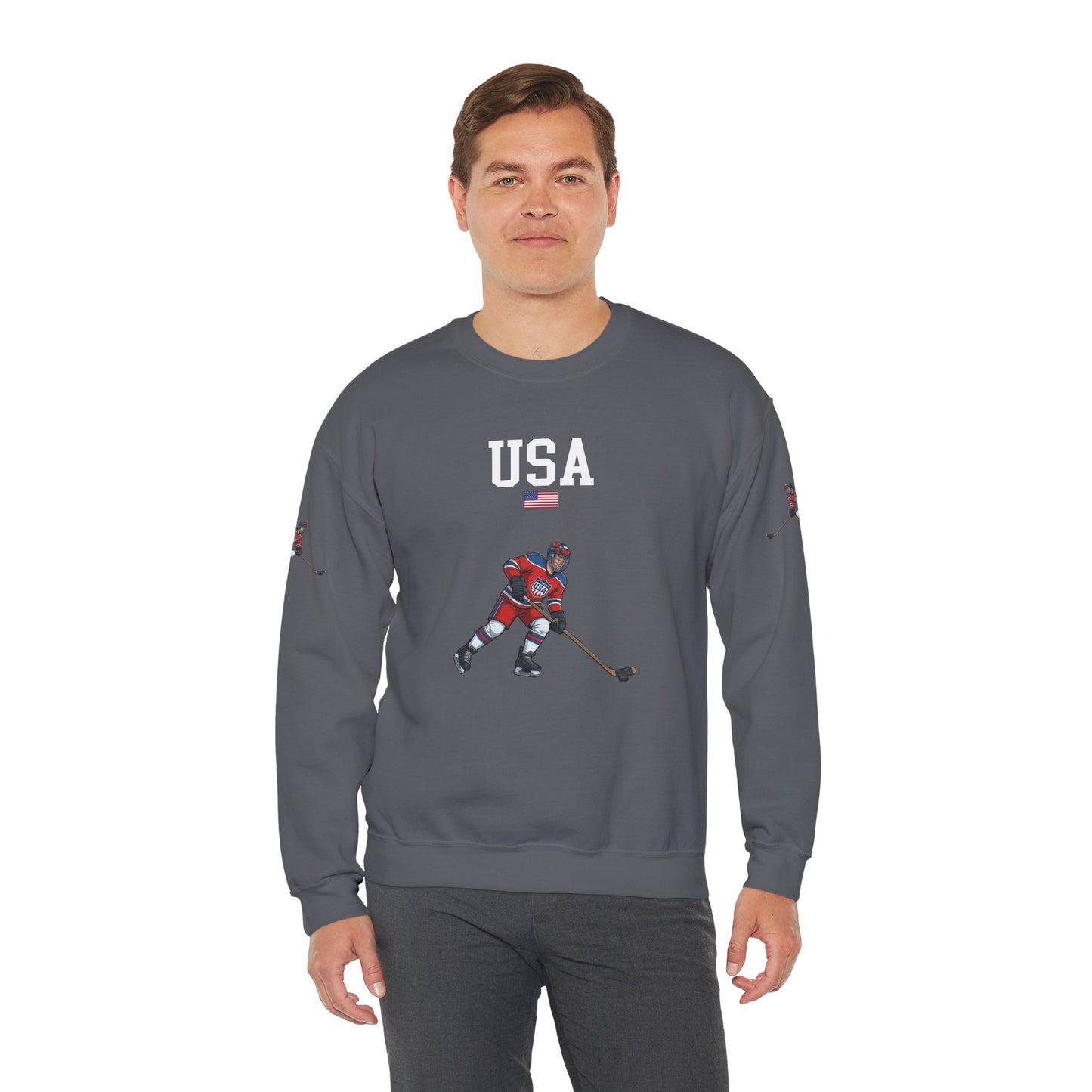 Princess Grace  TEAM USA  Unisex Heavy Blend Crewneck Sweatshirt
