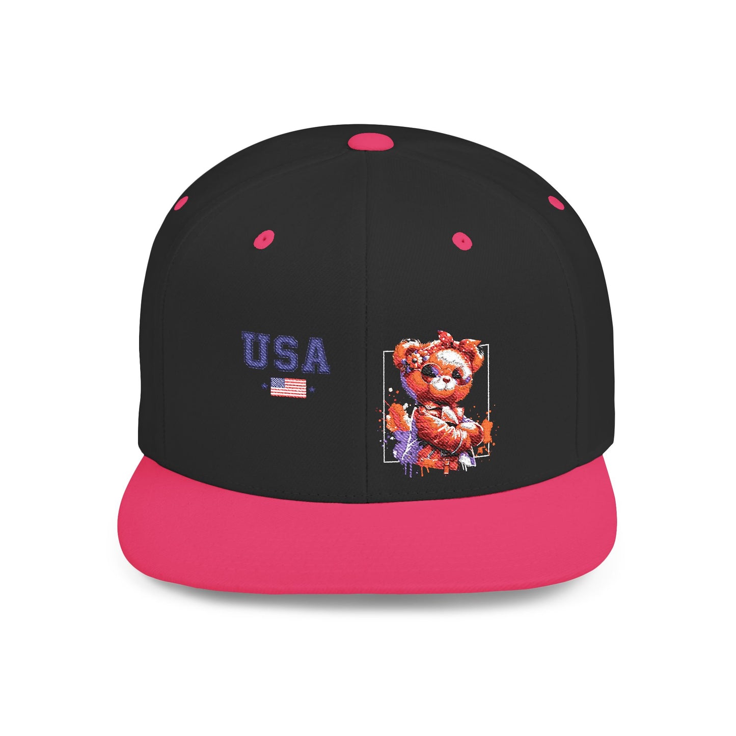 Princess Grace  TEAM USA  Flat Bill Snapback Hat