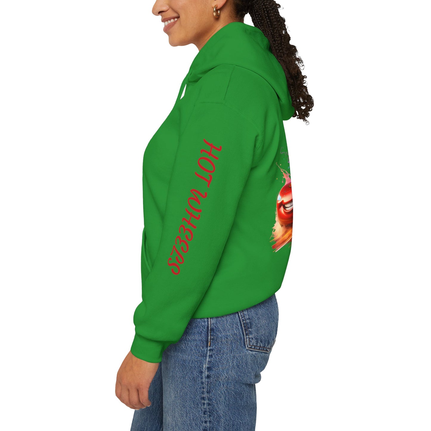 Princess Grace  Hot Wheels Unisex Heavy Blend Hooded Sweatshirt Fun and Colorful Racing Design