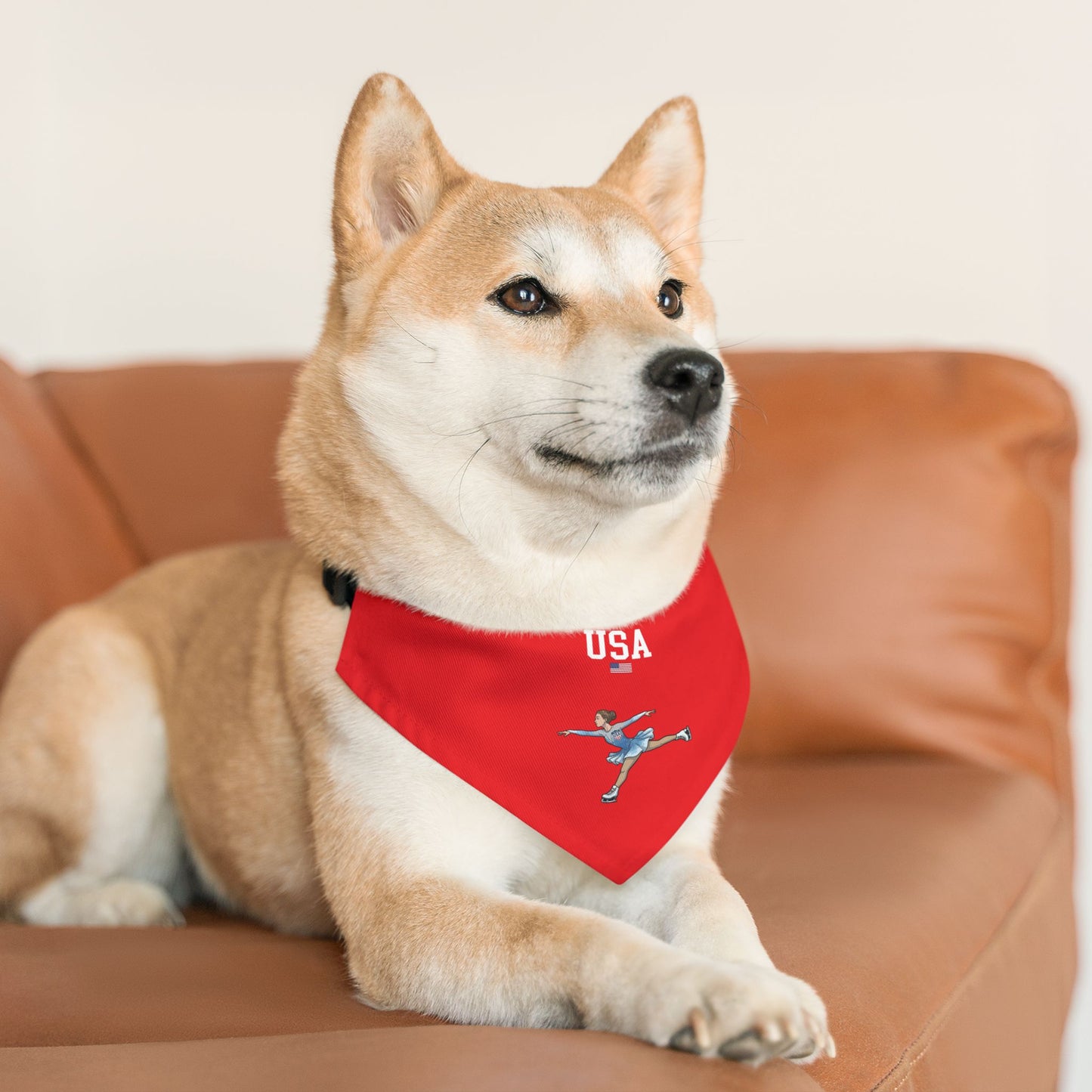 Princess Grace  TEAM USA  Pet Bandana Collar