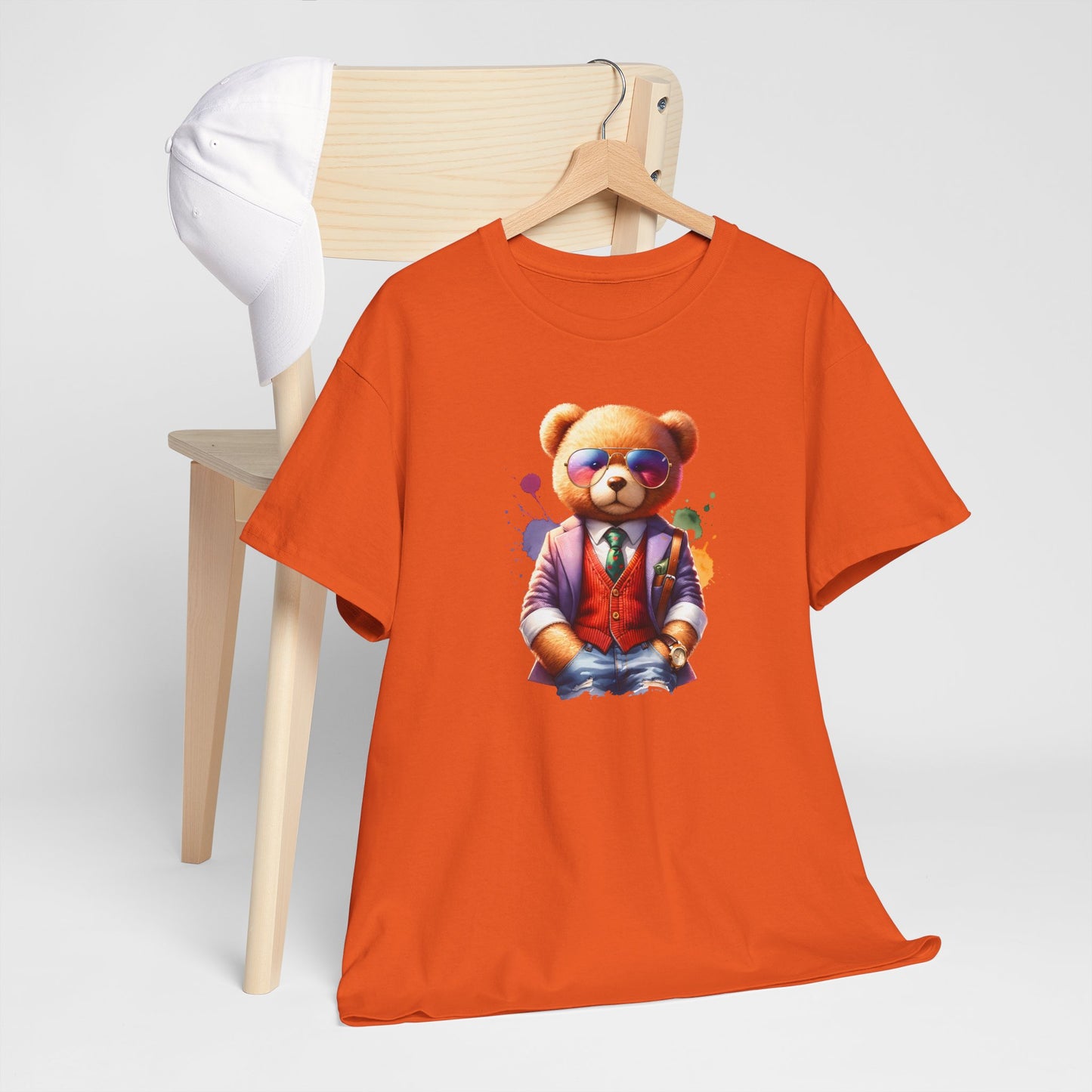 Princess Grace  Trendy Teddy Bear Graphic Unisex Heavy Cotton Tee