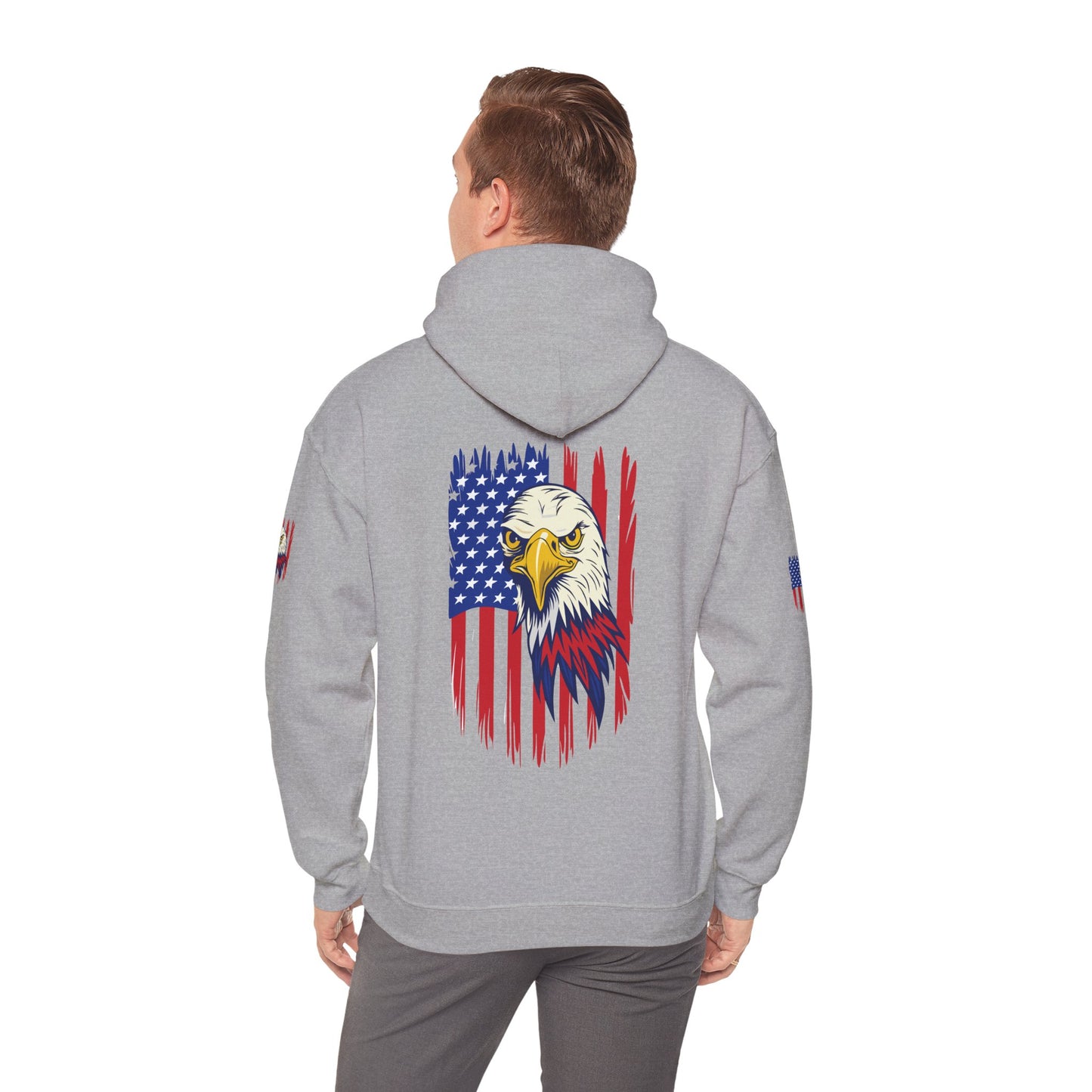 Princess Grace  Patriotic Eagle Unisex Heavy Blend Hoodie