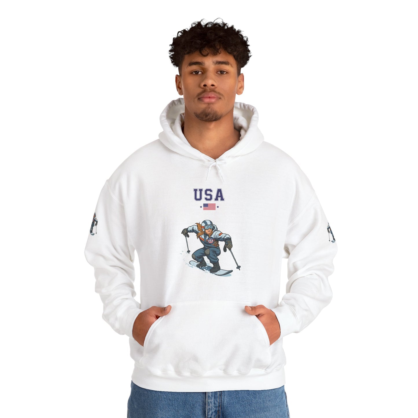 Princess Grace  TEAM USA  Unisex Heavy Blend Hooded Sweatshirt