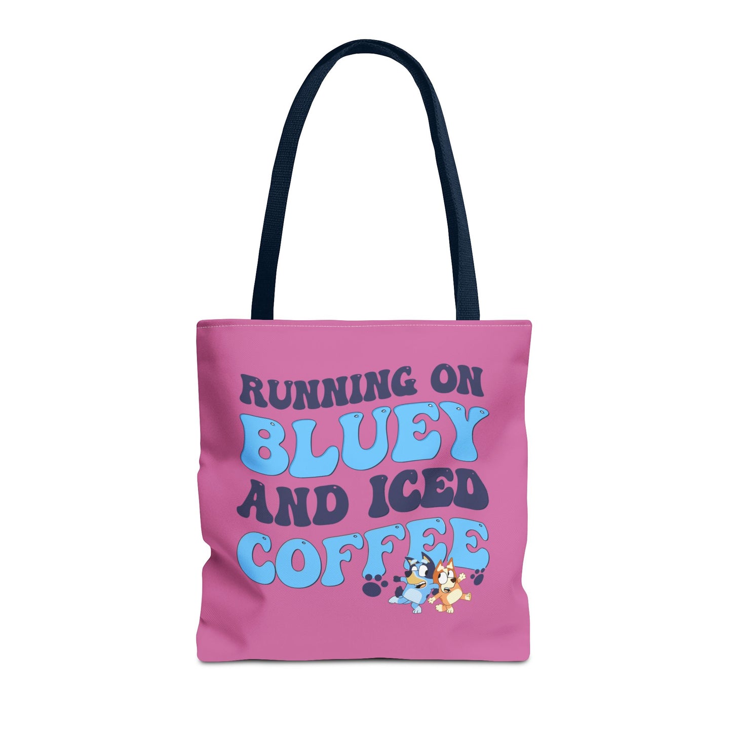 Princess Grace  Cute Bluey Coffee Tote Bag Perfect for Dog Lovers & Coffee Enthusiasts