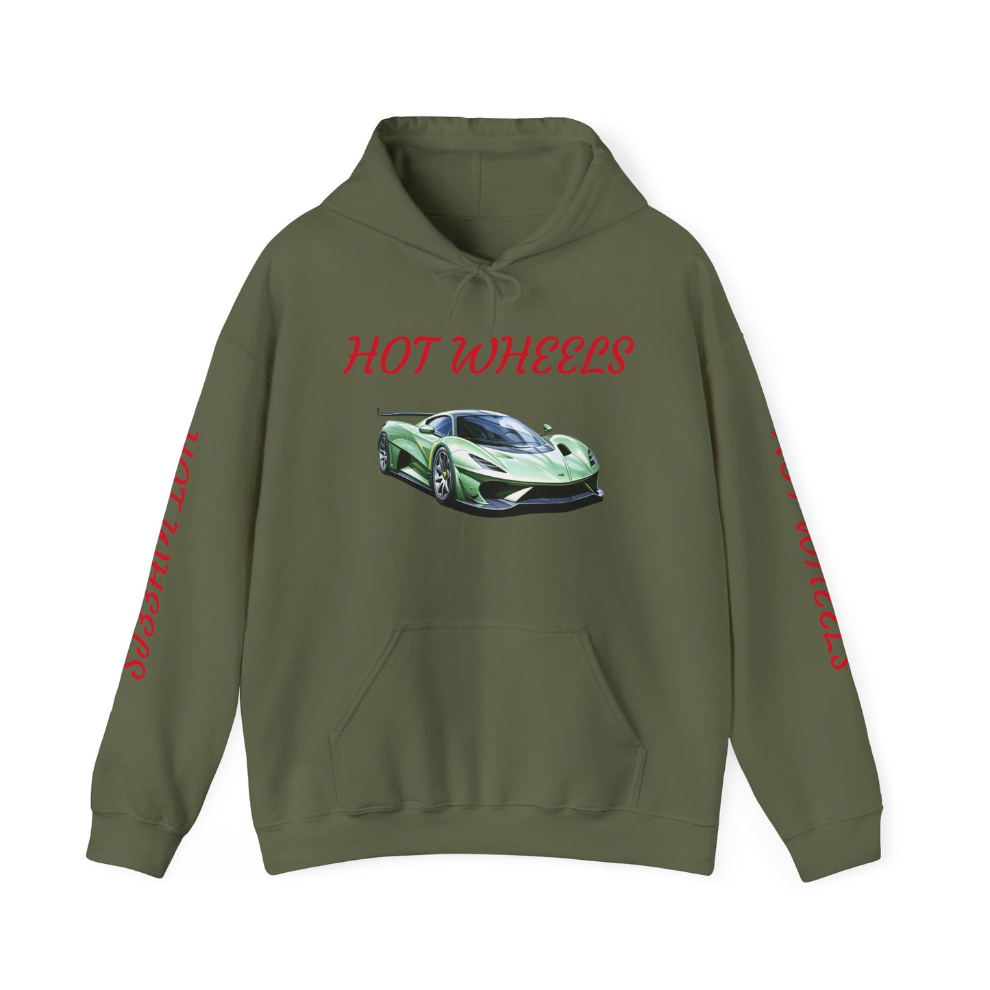 Princess Grace  Hot Wheels Unisex Hooded Sweatshirt Sports Car Lovers Collection