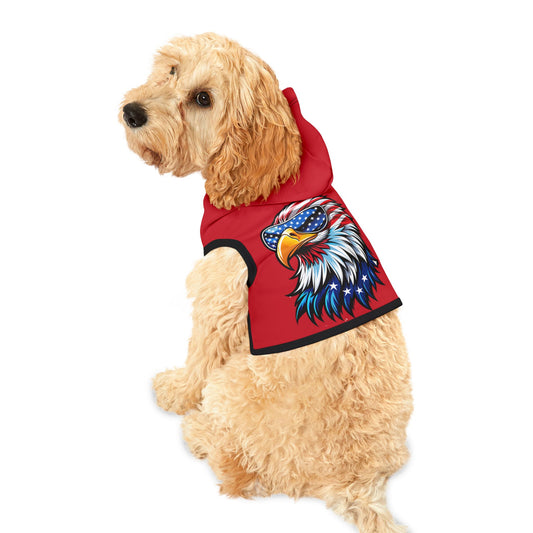 Princess Grace  Patriotic Eagle Pet Hoodie for Stylish Dogs