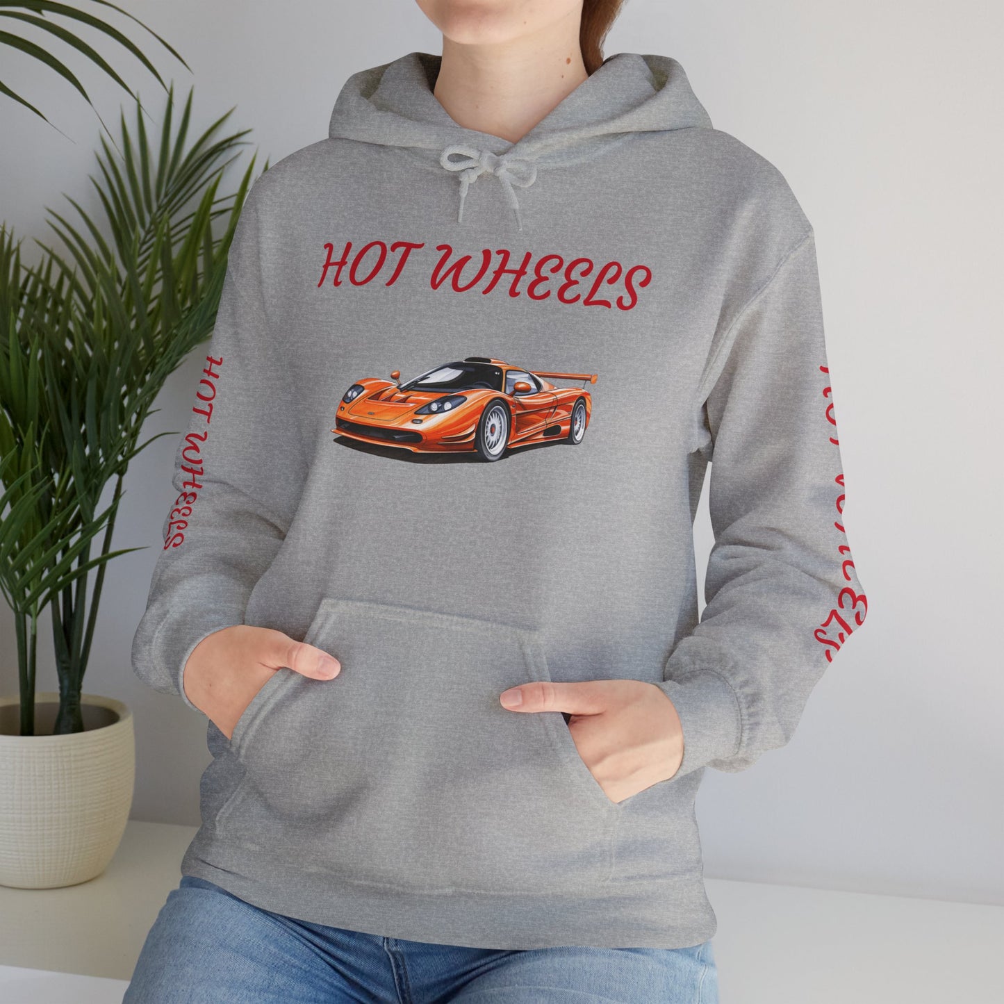 Princess Grace  Hot Wheels Unisex Heavy Blend Hooded Sweatshirt Vintage Car Design