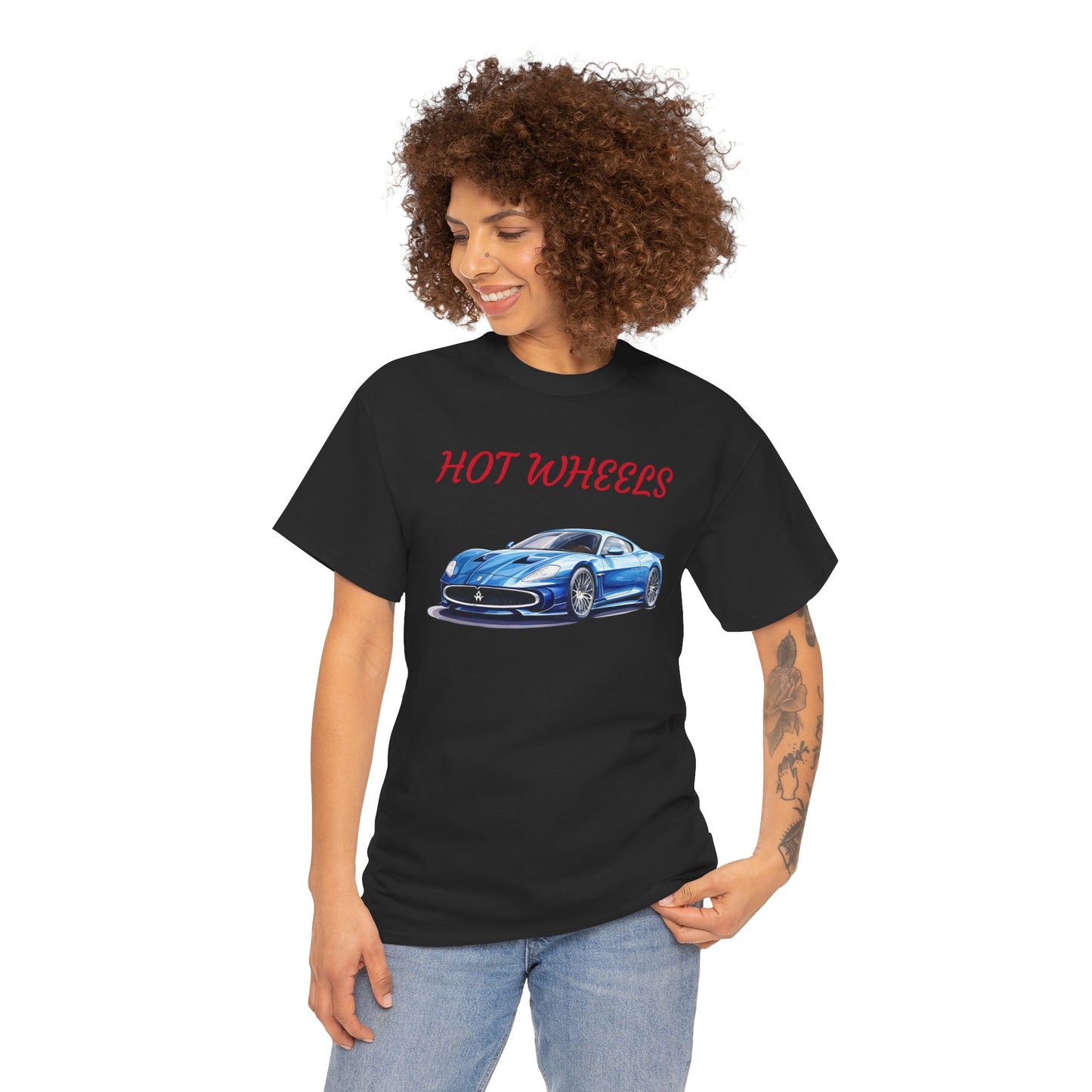 Princess Grace  Hot Wheels Unisex Heavy Cotton Tee Classic Car Graphic T-Shirt for Auto Enthusiasts