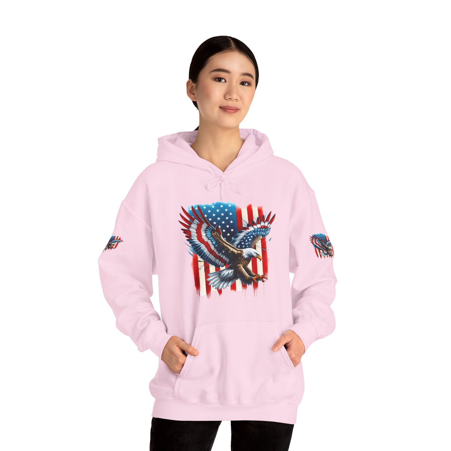 Princess Grace Patriotic Unisex Heavy Blend Hooded Sweatshirt