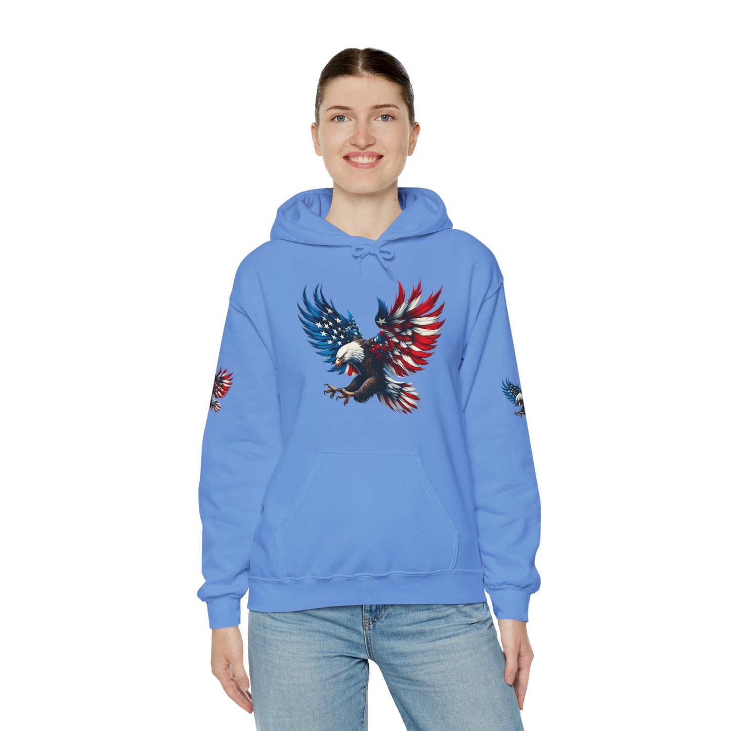 Princess Grace American Eagle Unisex Heavy Blend Hooded Sweatshirt