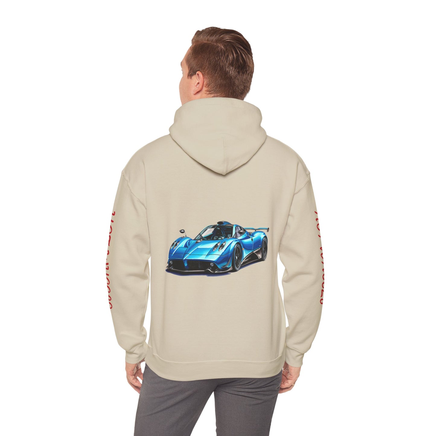 Princess Grace  Unisex Heavy Blend Hot Wheels Hooded Sweatshirt Stylish Car Graphic for Auto Enthusiasts