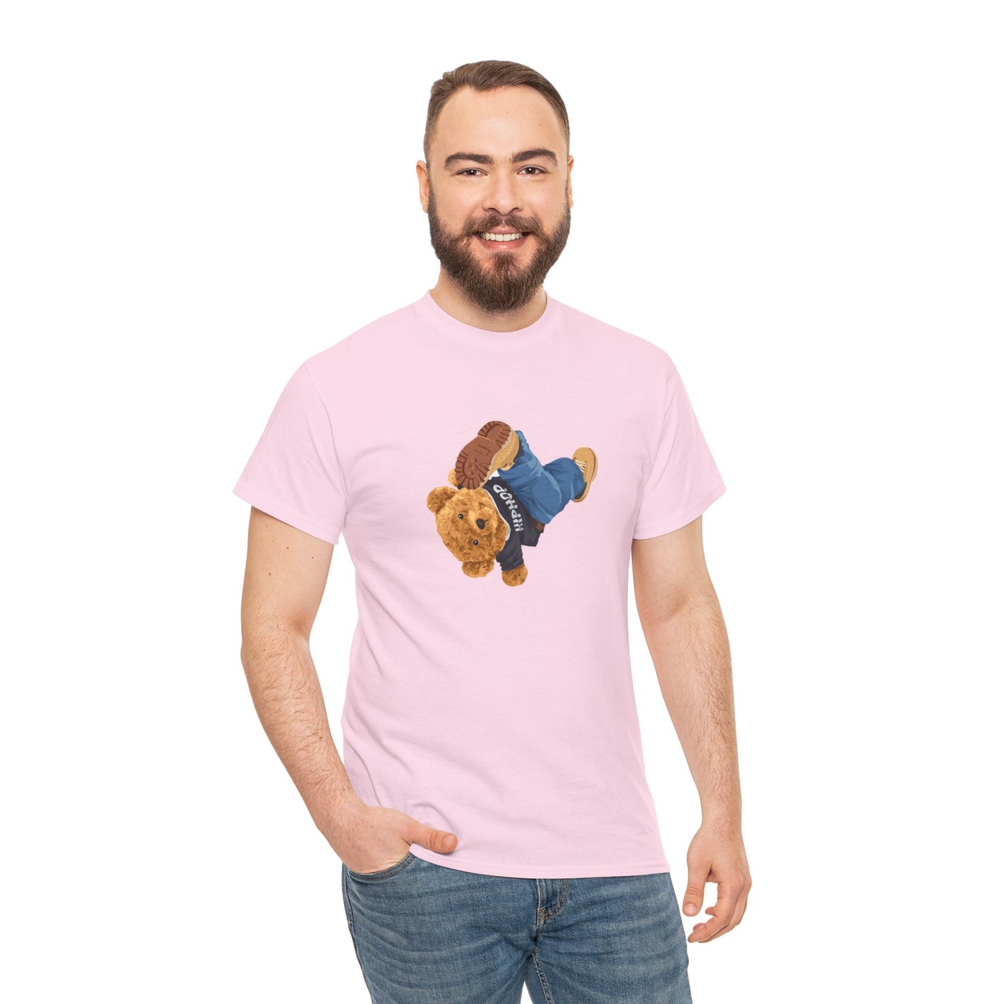 Princess Grace  Casual Vintage Hi[ Hop Bear Tee for Trendy Everyday Wear
