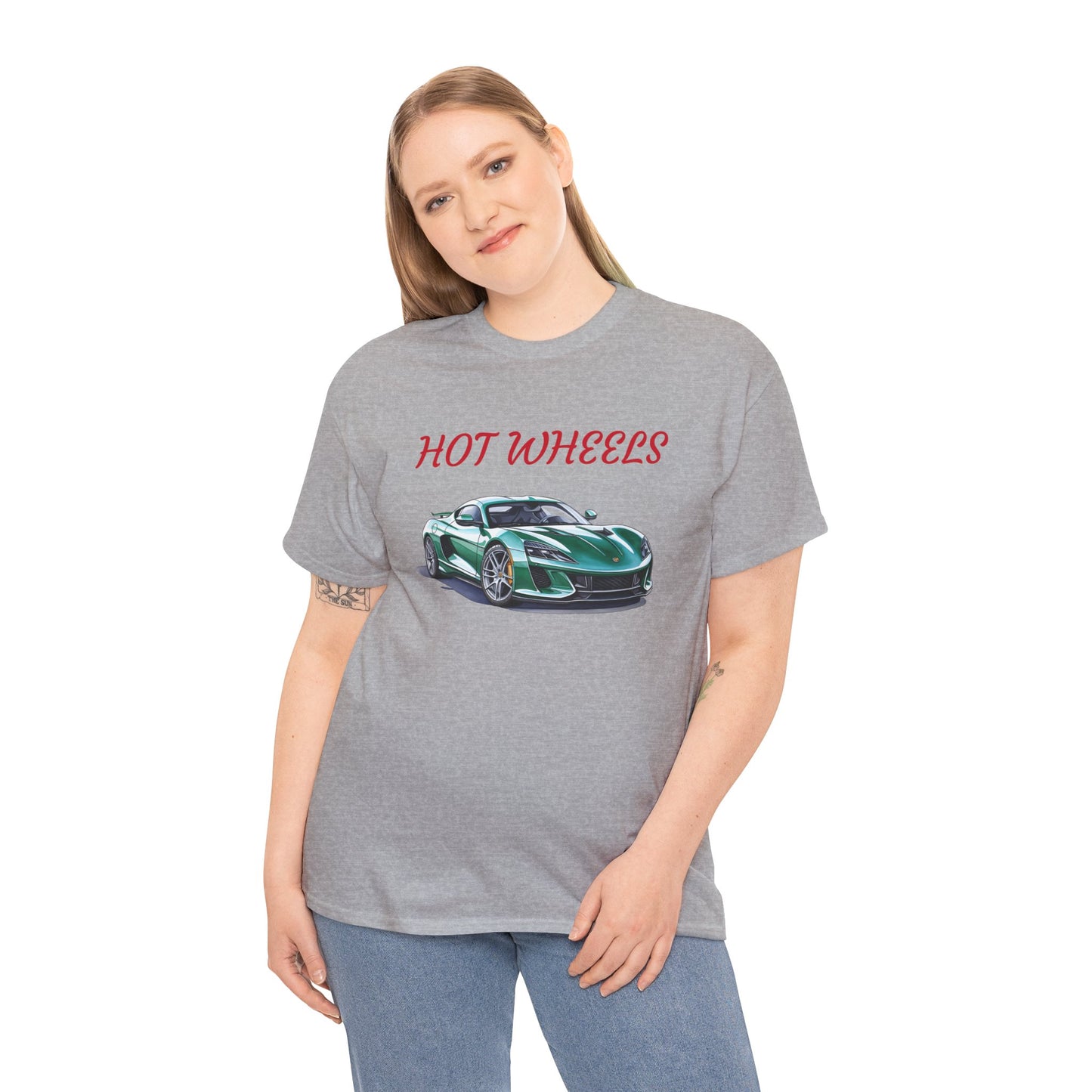 Princess Grace  Hot Wheels Unisex Heavy Cotton Tee Car Lovers T-Shirt for Enthusiasts