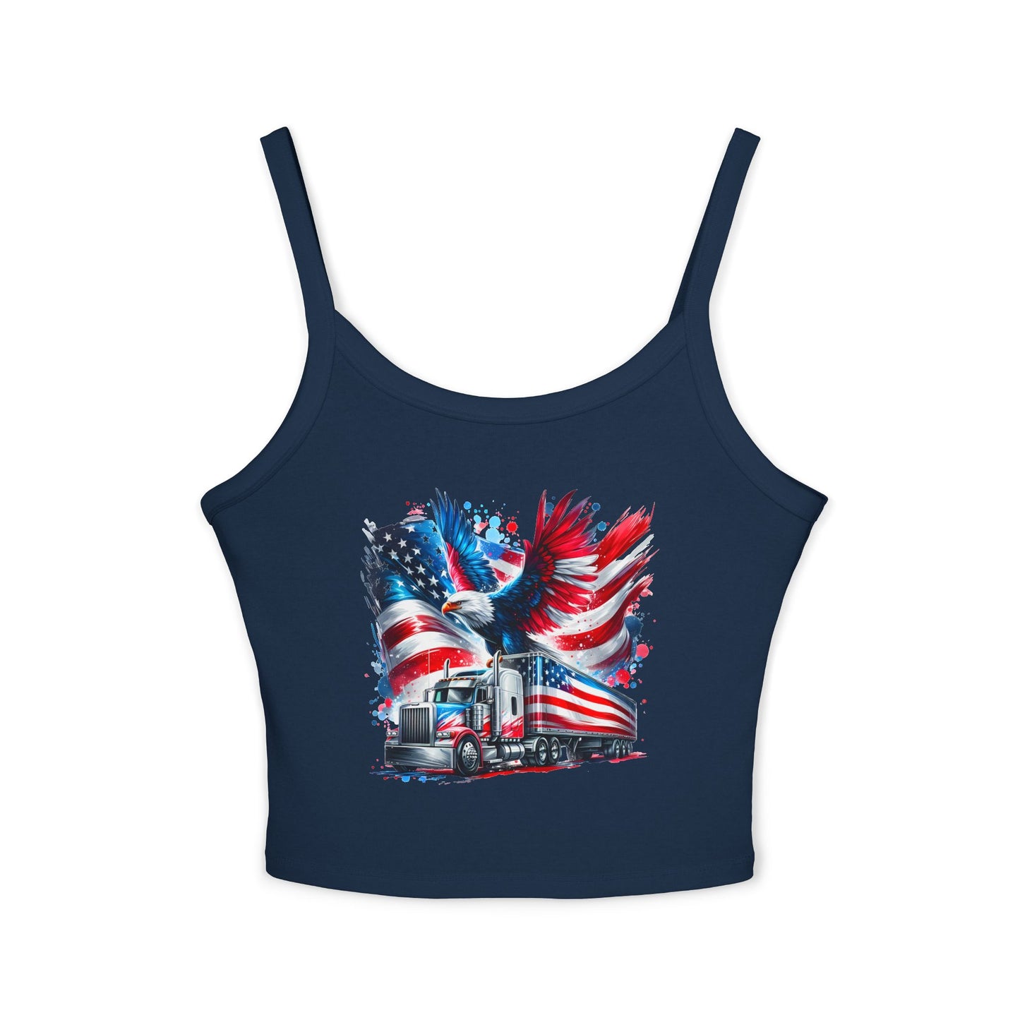 Princess Grace  USA Truck Women's Spaghetti Strap Tank Top