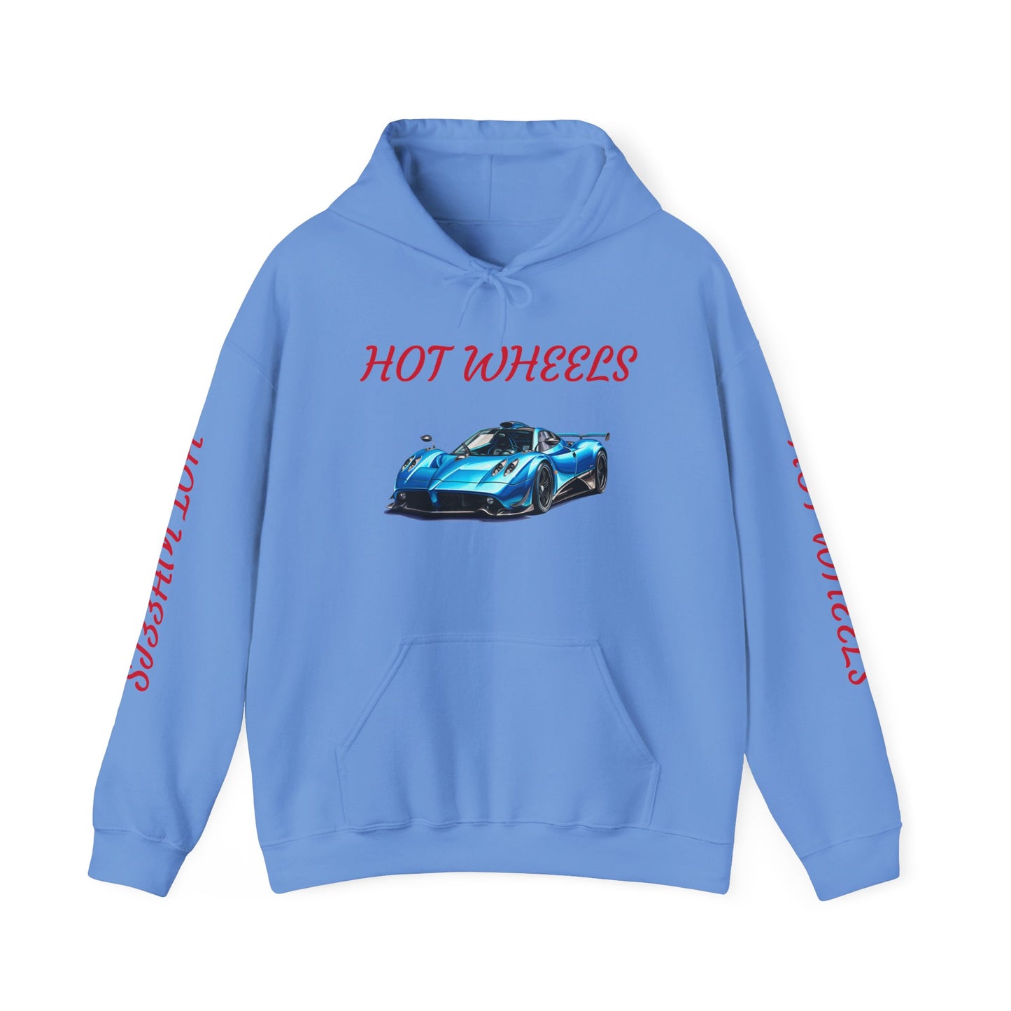 Princess Grace  Unisex Heavy Blend Hot Wheels Hooded Sweatshirt Stylish Car Graphic for Auto Enthusiasts