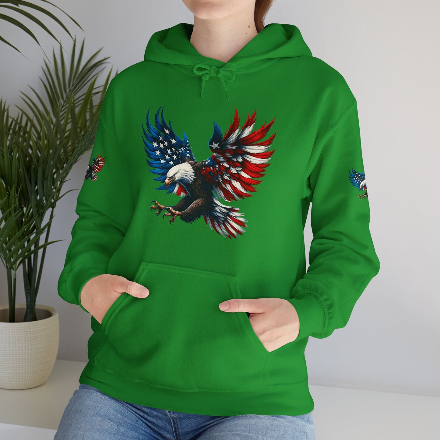 Princess Grace American Eagle Unisex Heavy Blend Hooded Sweatshirt
