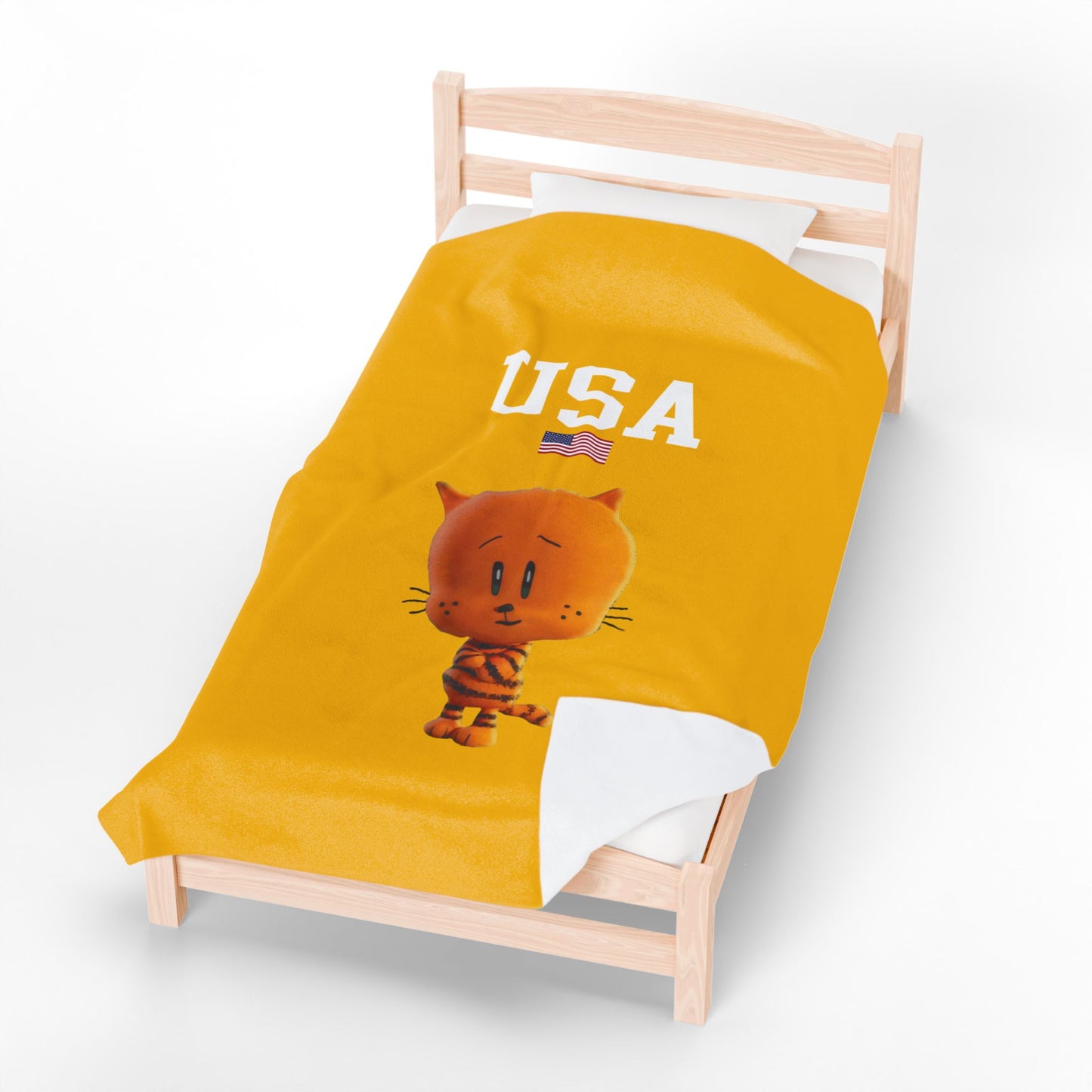 Princess Grace  TEAM USA  Velveteen Plush Blanket