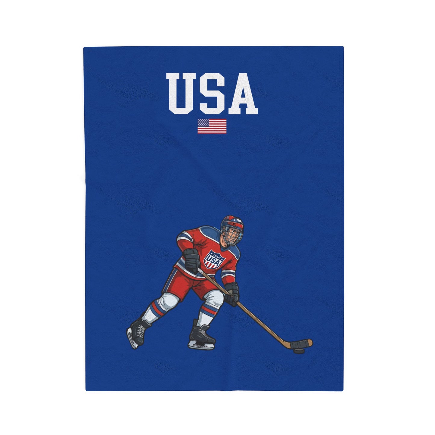 Princess Grace  TEAM USA  Velveteen Plush Blanket