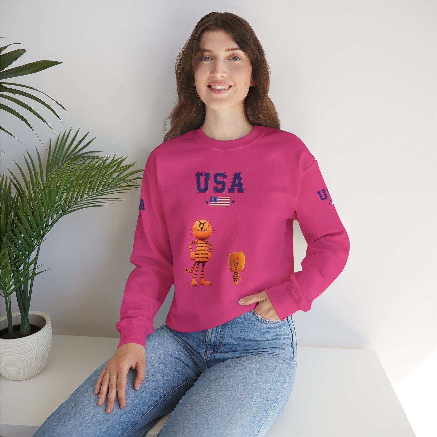 Princess Grace  TEAM USA  Unisex Heavy Blend  Crewneck Sweatshirt