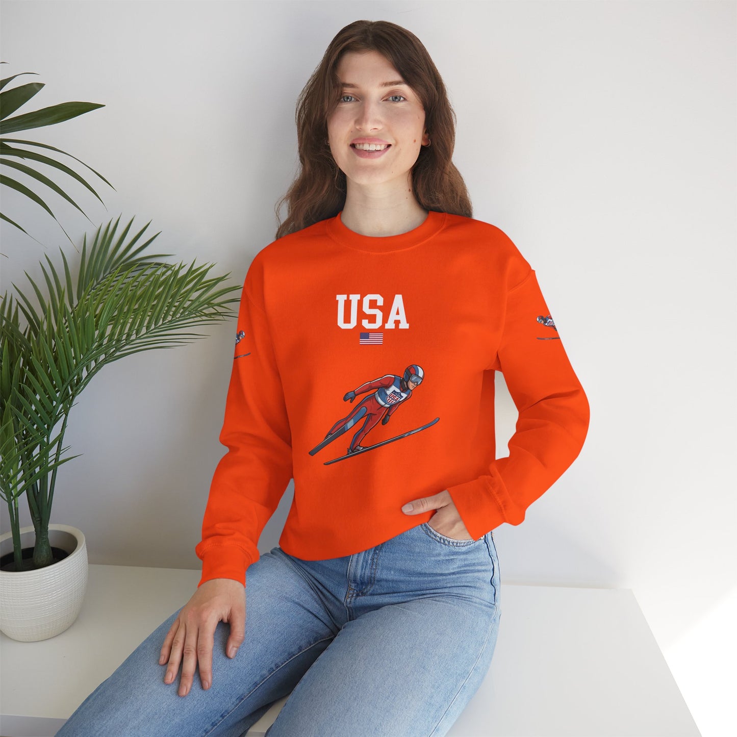 Princess Grace  TEAM USA  Unisex Heavy Blend  Crewneck Sweatshirt