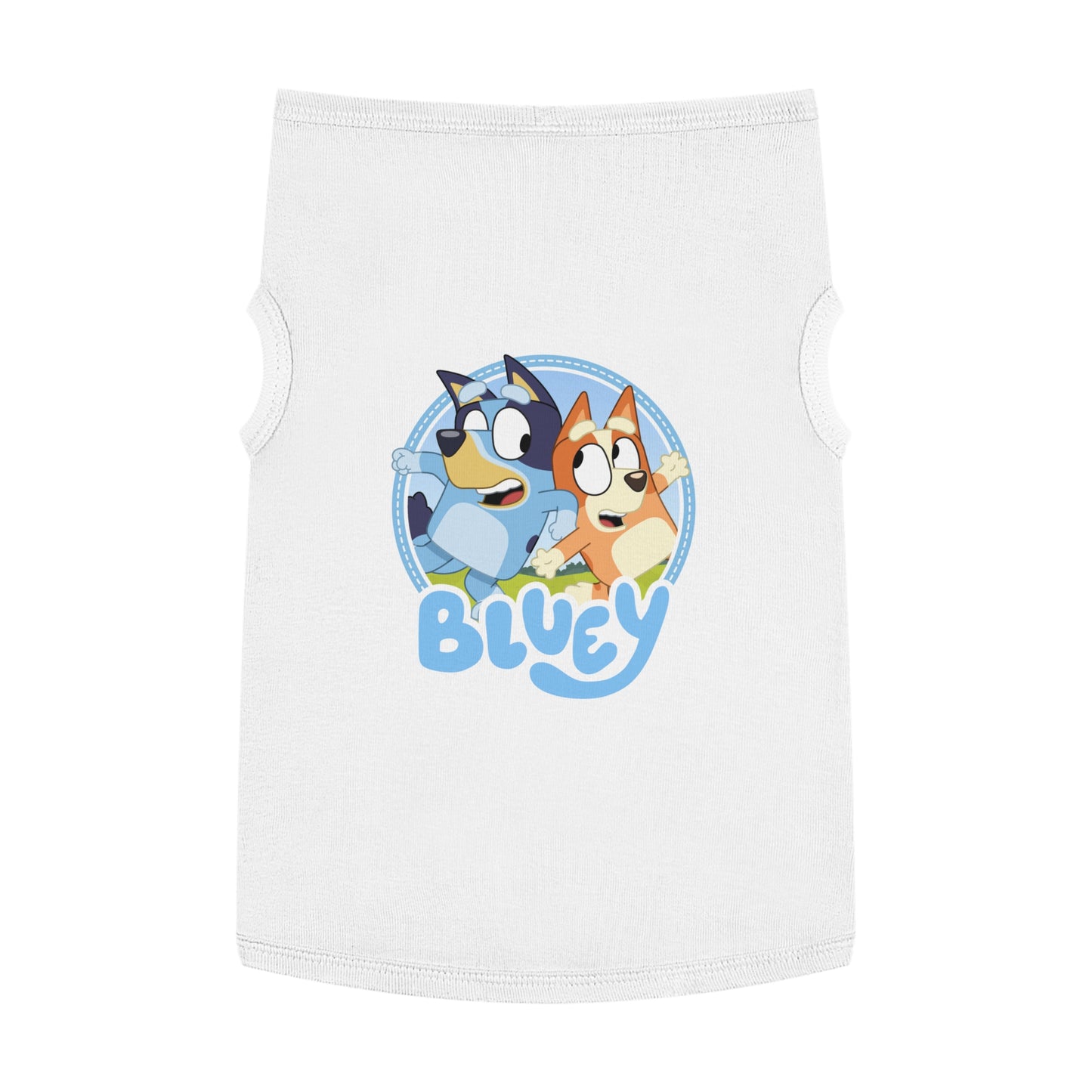 Princess Grace  Bluey Pet Tank Top Cute & Comfortable Dog Apparel for Playful Pets