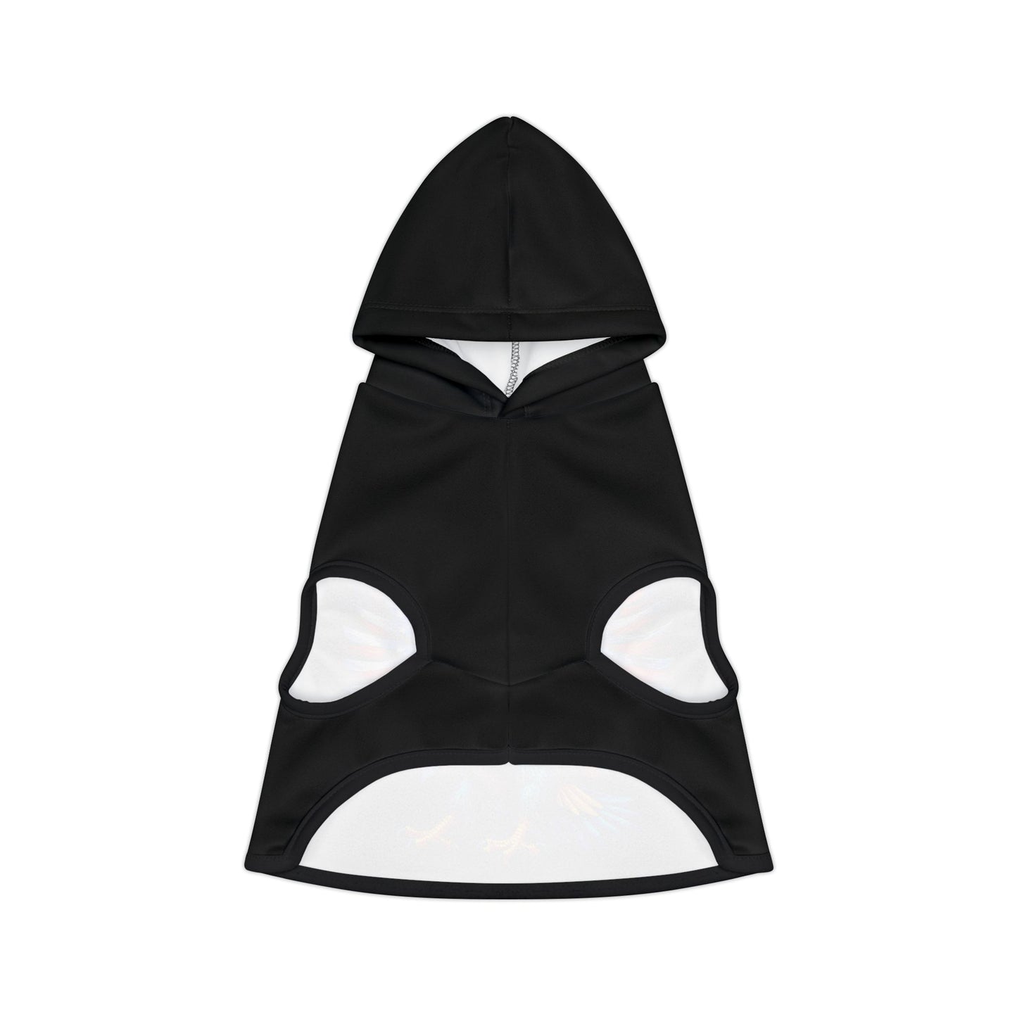 Princess Grace  Patriotic Eagle Pet Hoodie Stylish Black Dog Sweater for Independence Day & Year Round Wear