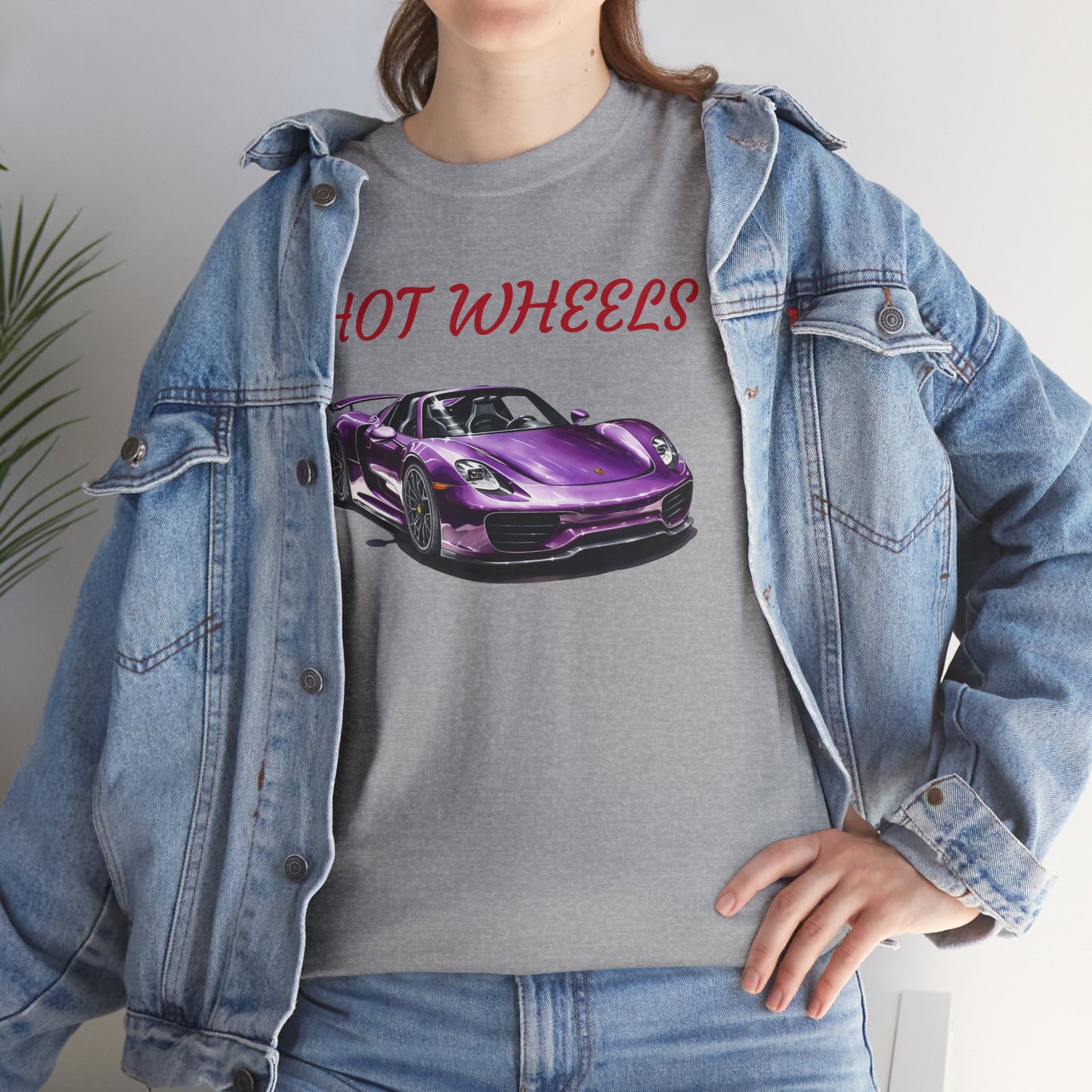 Princess Grace  Hot Wheels Unisex Heavy Cotton Tee Perfect for Car Enthusiasts