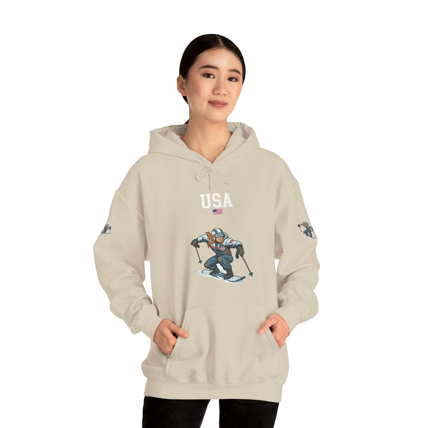 Princess Grace  TEAM USA  Unisex Heavy Blend Hooded Sweatshirt