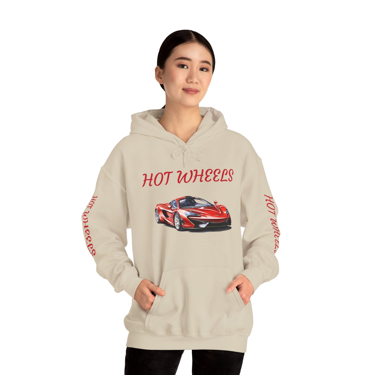 Princess Grace  Hot Wheels Unisex Heavy Blend Hooded Sweatshirt Perfect for Car Enthusiasts