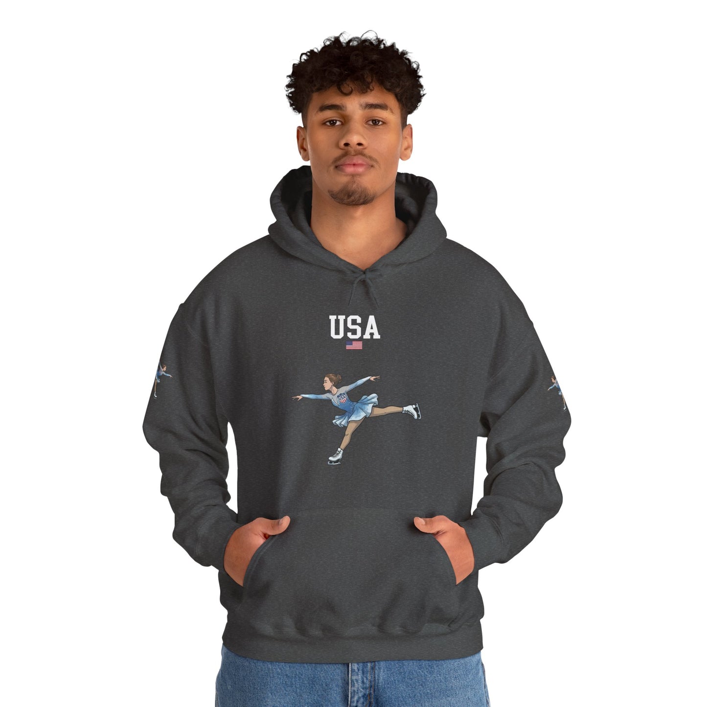 Princess Grace  TEAM USA  Unisex Heavy Blend Hooded Sweatshirt