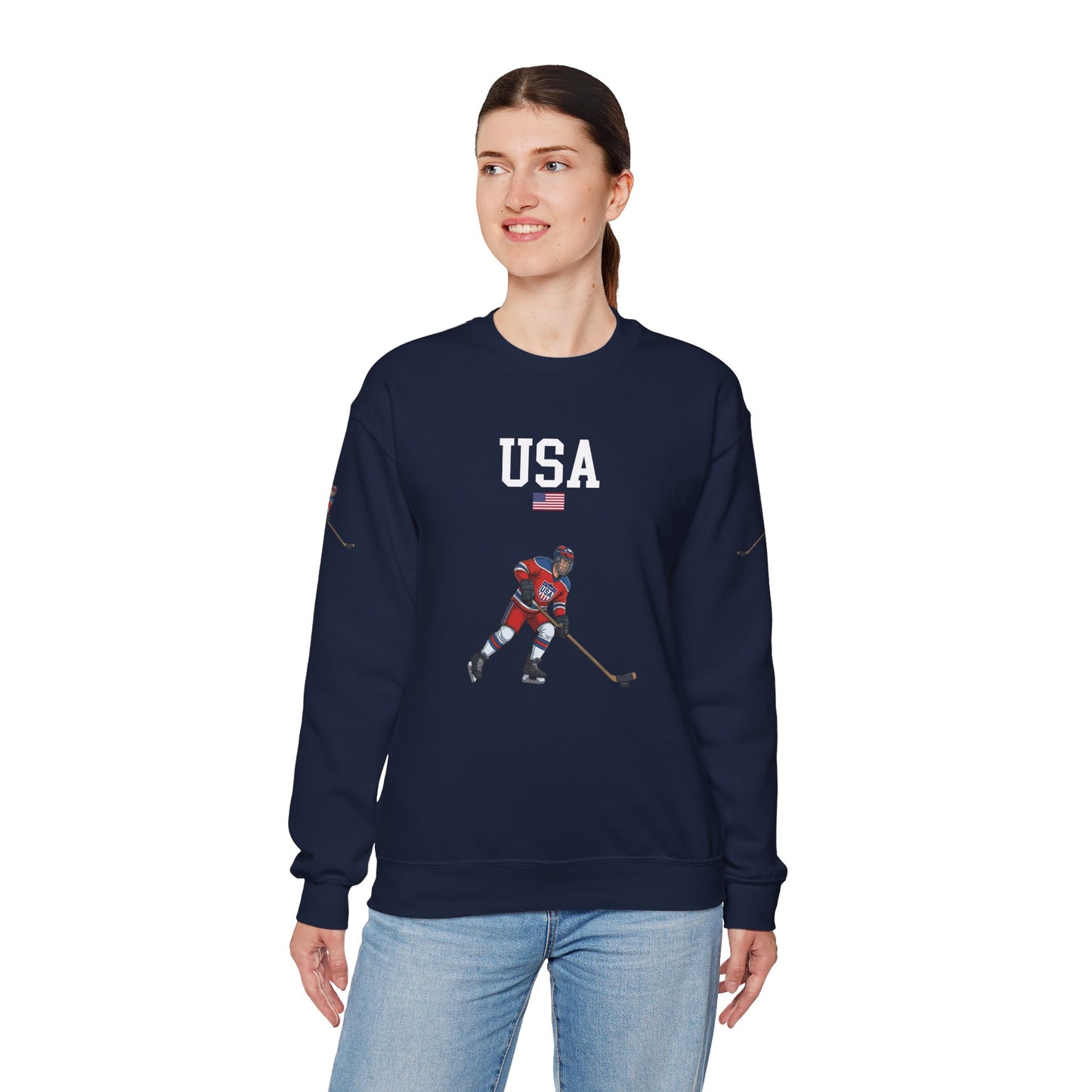 Princess Grace  TEAM USA  Unisex Heavy Blend Crewneck Sweatshirt