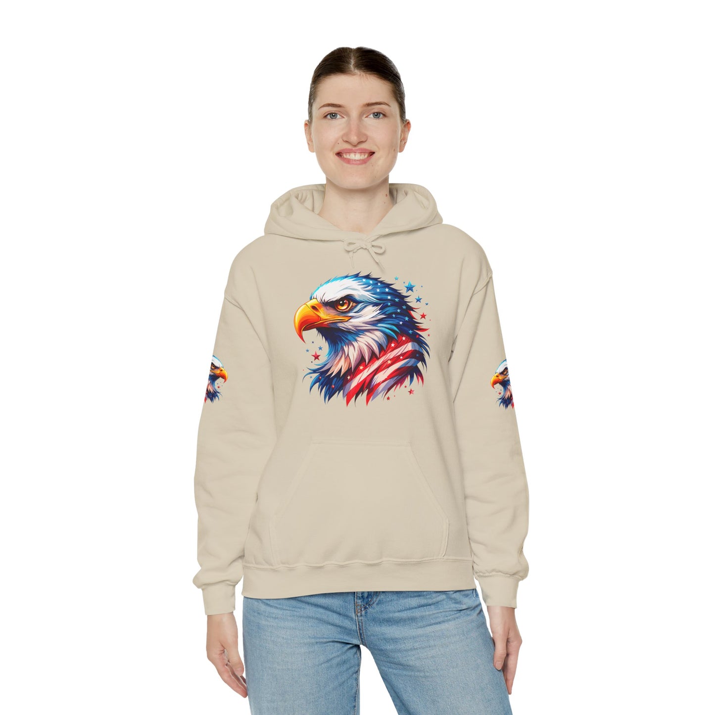 Princess Grace  American  Eagle Unisex Heavy Blend Hooded Sweatshirt