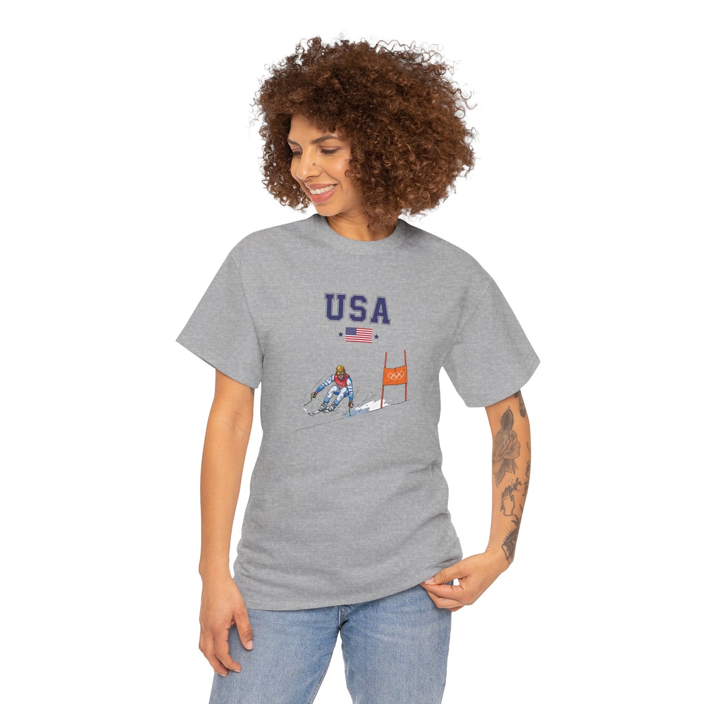 Princess Grace  TEAM USA   Unisex Heavy Cotton Tee