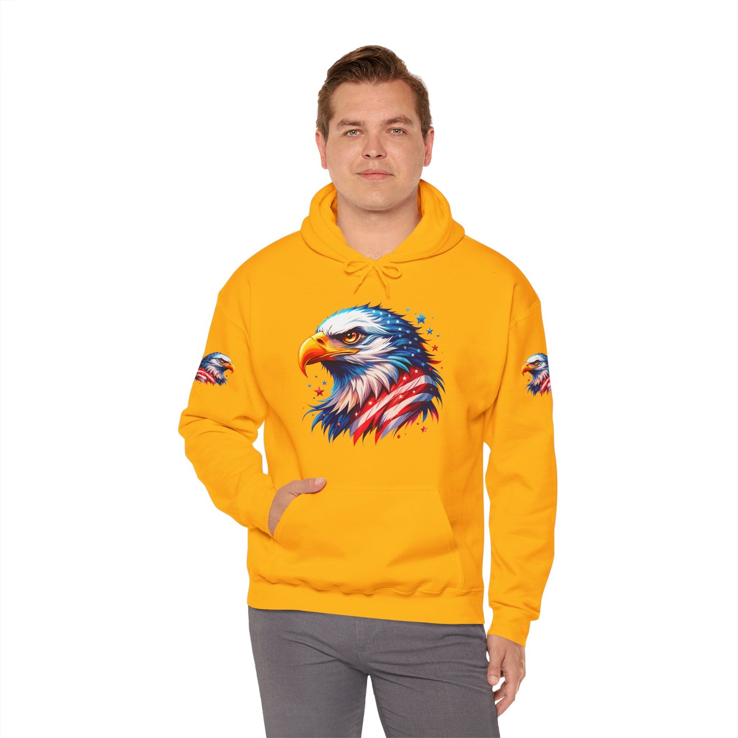Princess Grace  American  Eagle Unisex Heavy Blend Hooded Sweatshirt