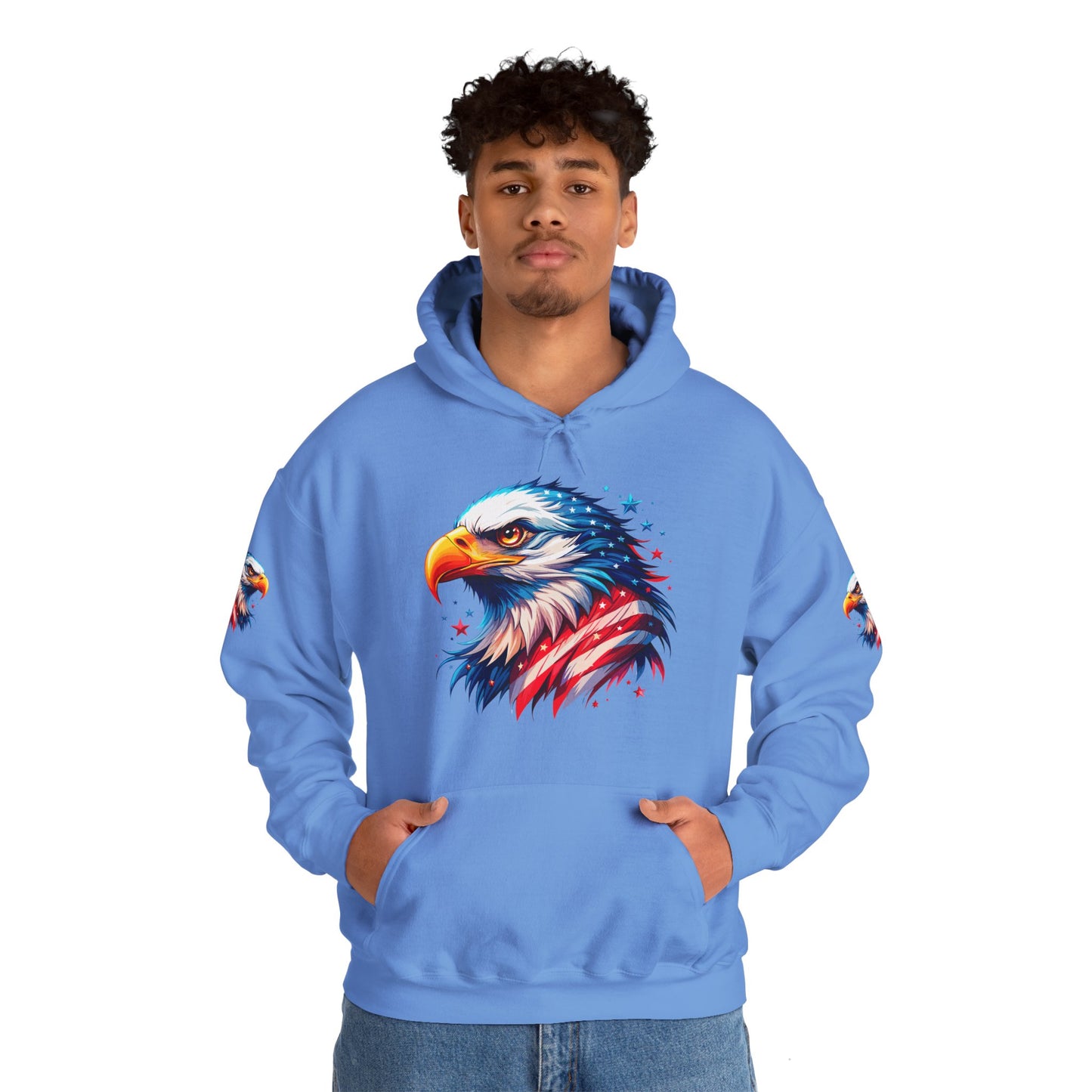Princess Grace  American  Eagle Unisex Heavy Blend Hooded Sweatshirt