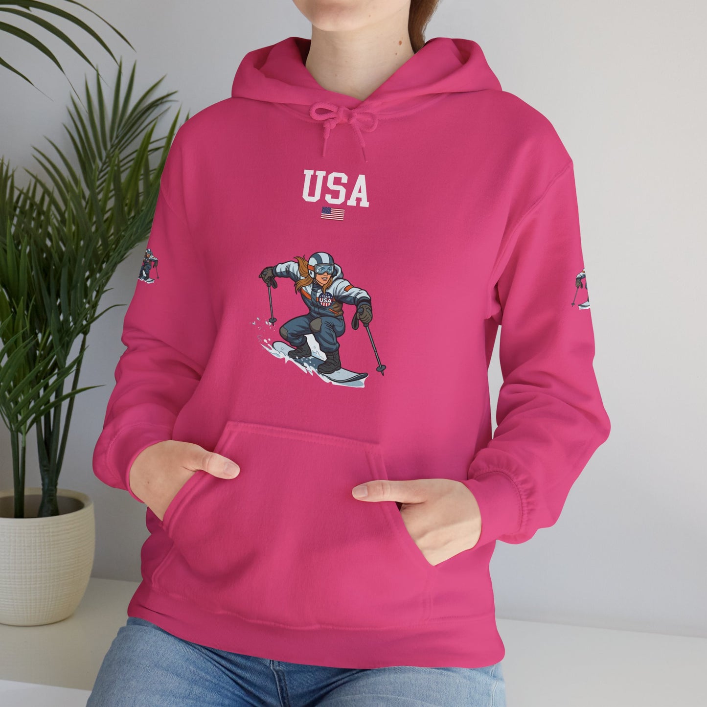 Princess Grace  TEAM USA  Unisex Heavy Blend Hooded Sweatshirt