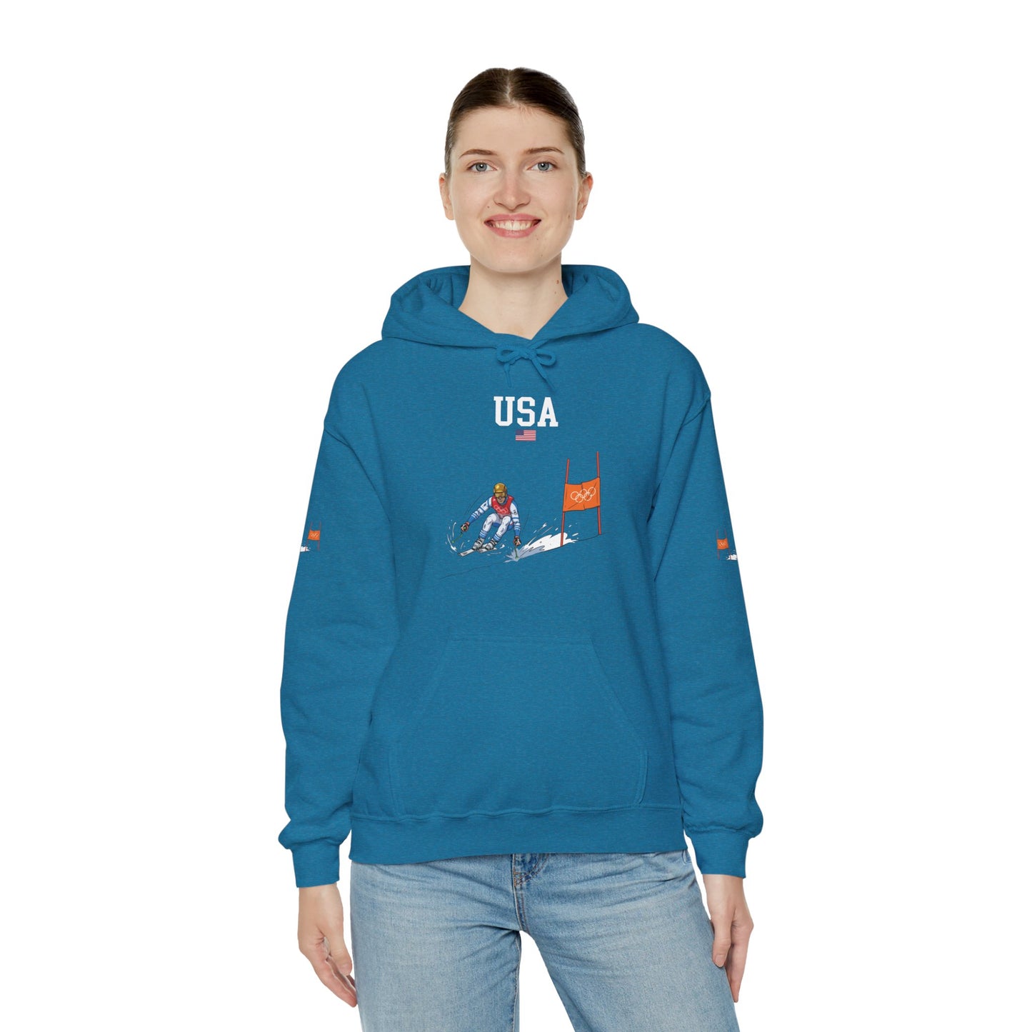 Princess Grace  TEAM USA  Unisex Heavy Blend  Hooded Sweatshirt