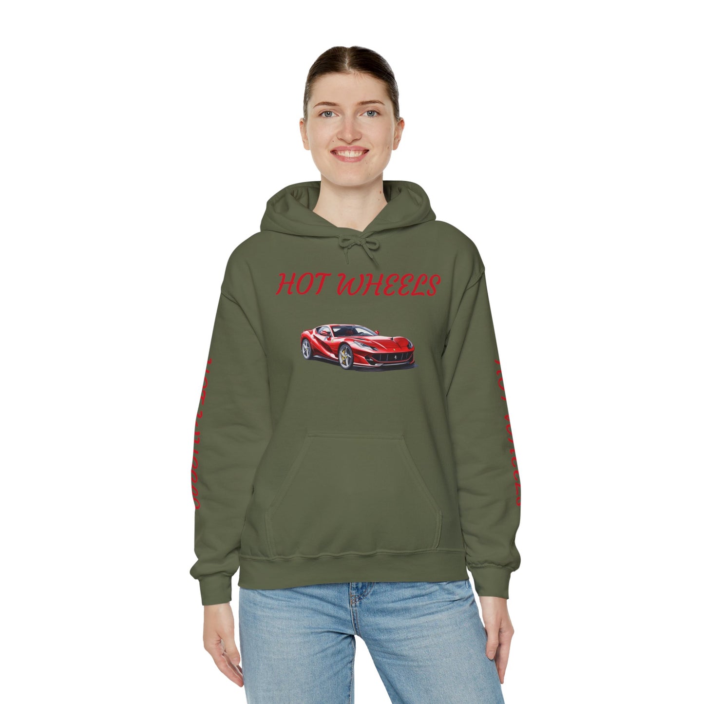 Princess Grace  Hot Wheels Unisex Hooded Sweatshirt  Car Enthusiast Apparel